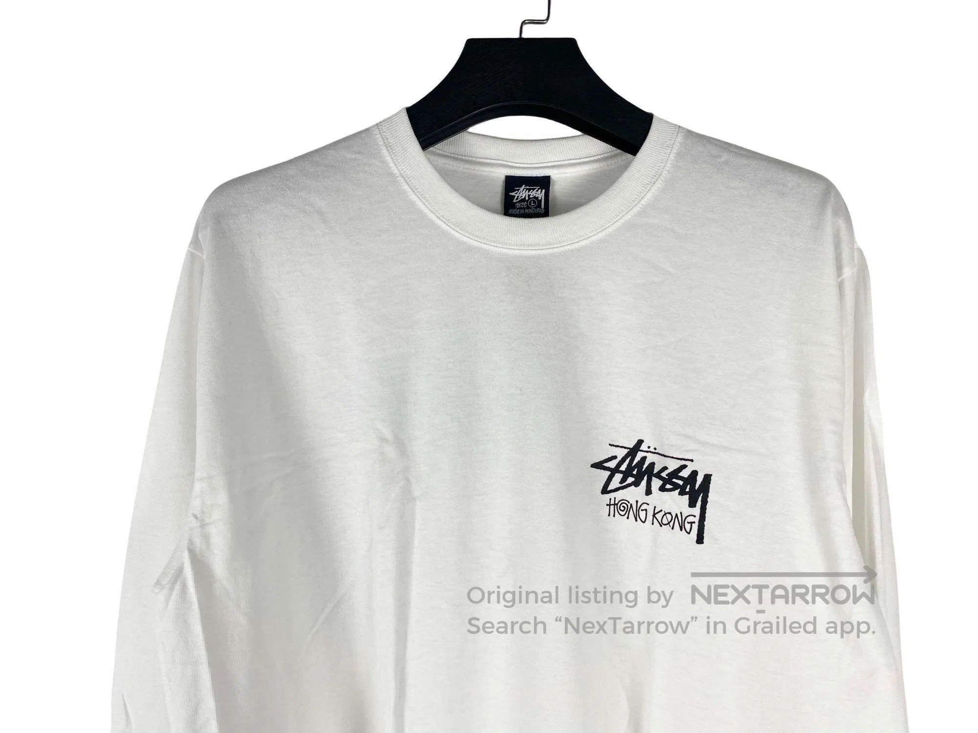 Stussy Stussy Hong Kong Exclusive White Long Sleeve Size US L / EU 52-54 / 3 - 3 Thumbnail