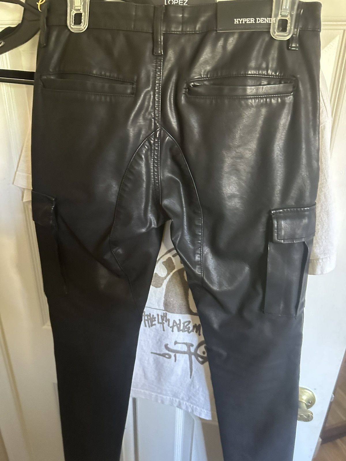 HyperDenim Hyper Denim Slim Fit Leather Pants Size US 28 / EU 44 - 2 Thumbnail