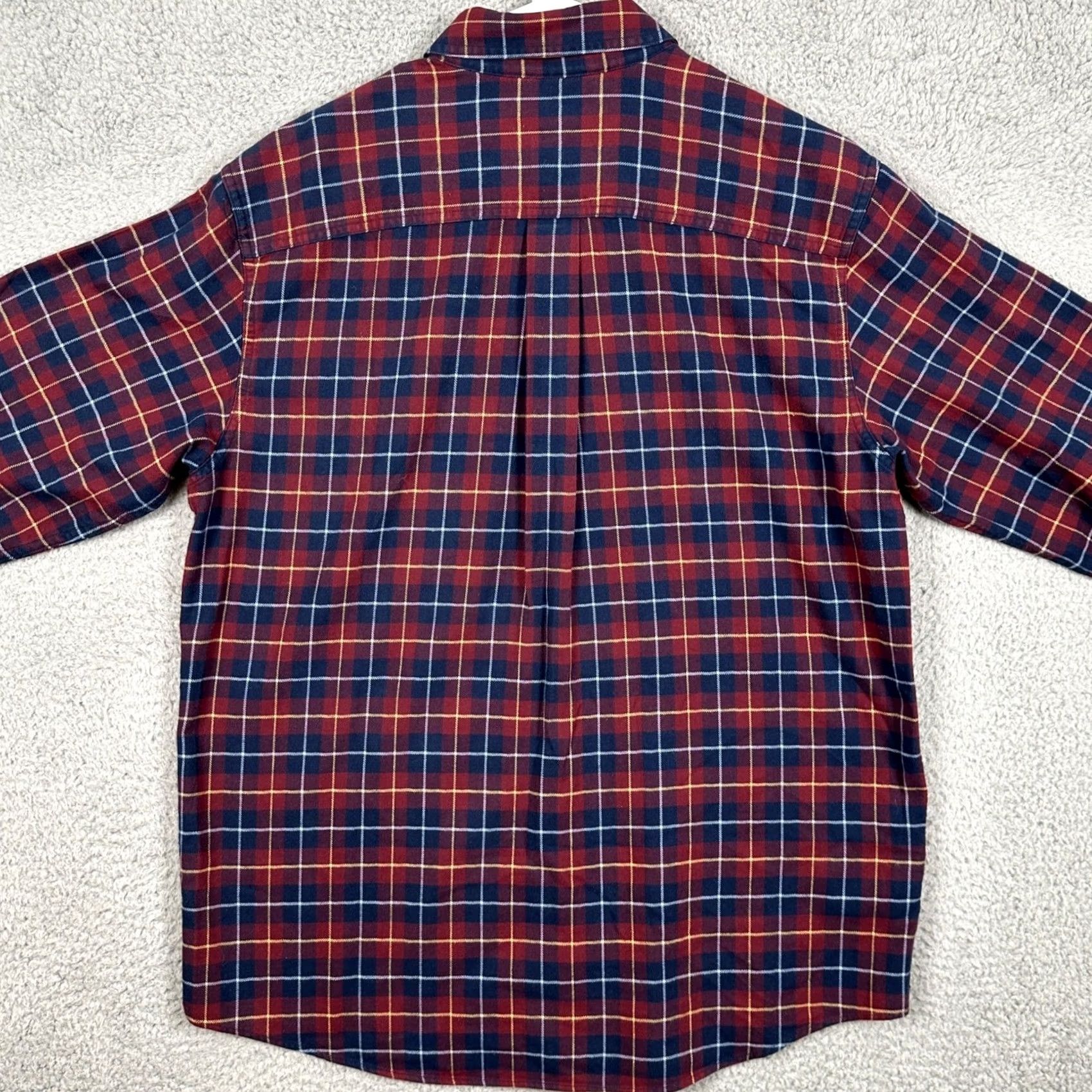 Vintage L.L. Bean Shirt Flannel Men M Red Plaid Traditional Button-Down Shirt Size US M / EU 48-50 / 2 - 3 Thumbnail
