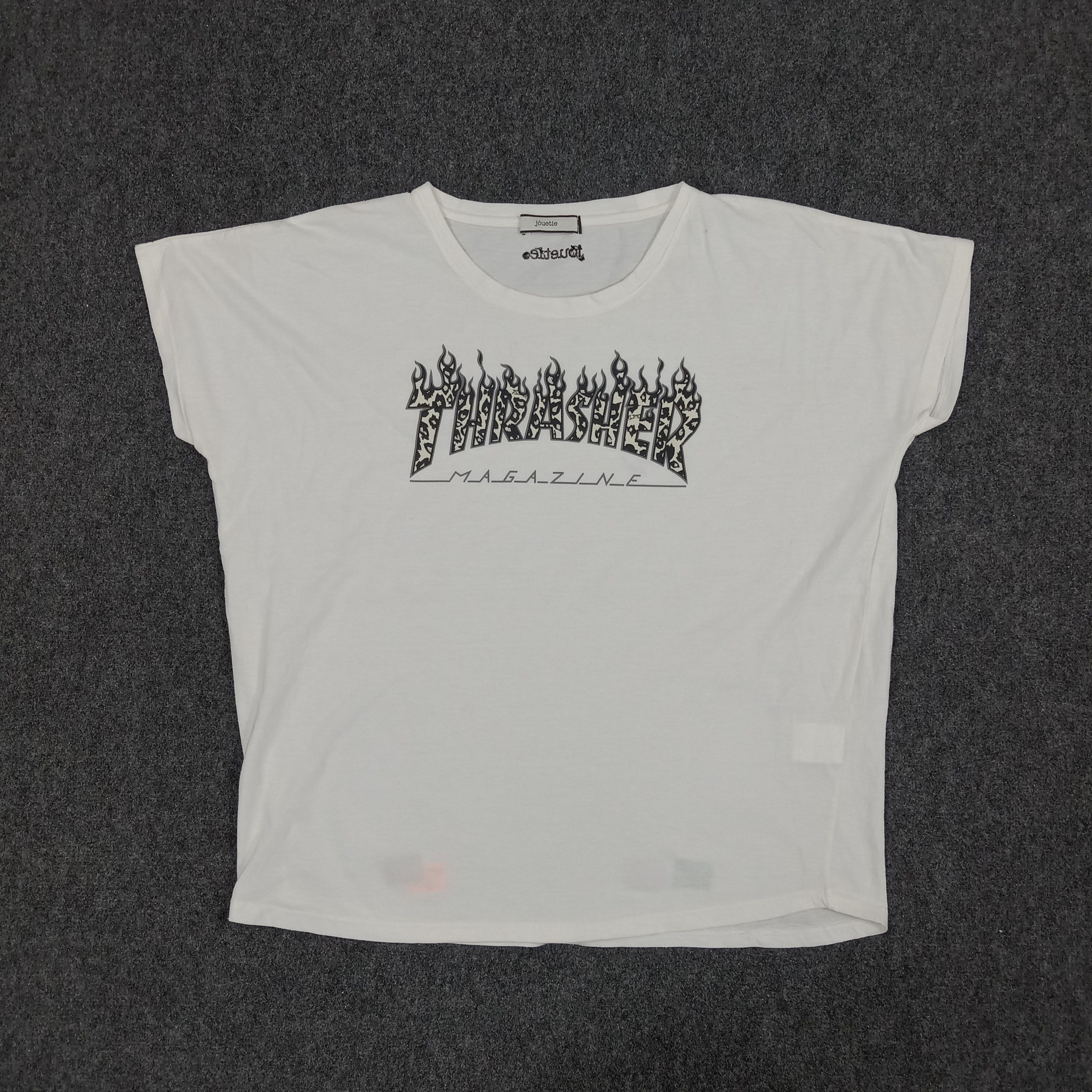 Japanese Brand × Thrasher × Vintage Jouetie x Thrasher Magazine Japan Brand Tshirt Size L / US 10 / IT 46 - 1 Thumbnail