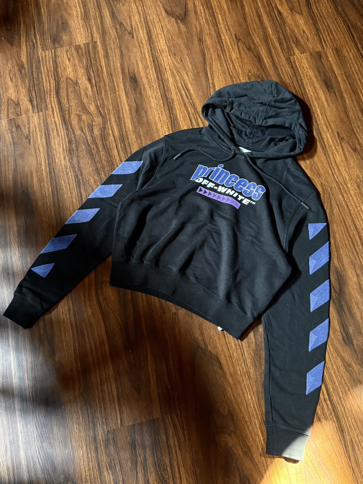 Off-White RAREST OFF-WHITE PRINCESS DIAGONALS HOODIE Size M / US 6-8 / IT 42-44 - 2 Thumbnail