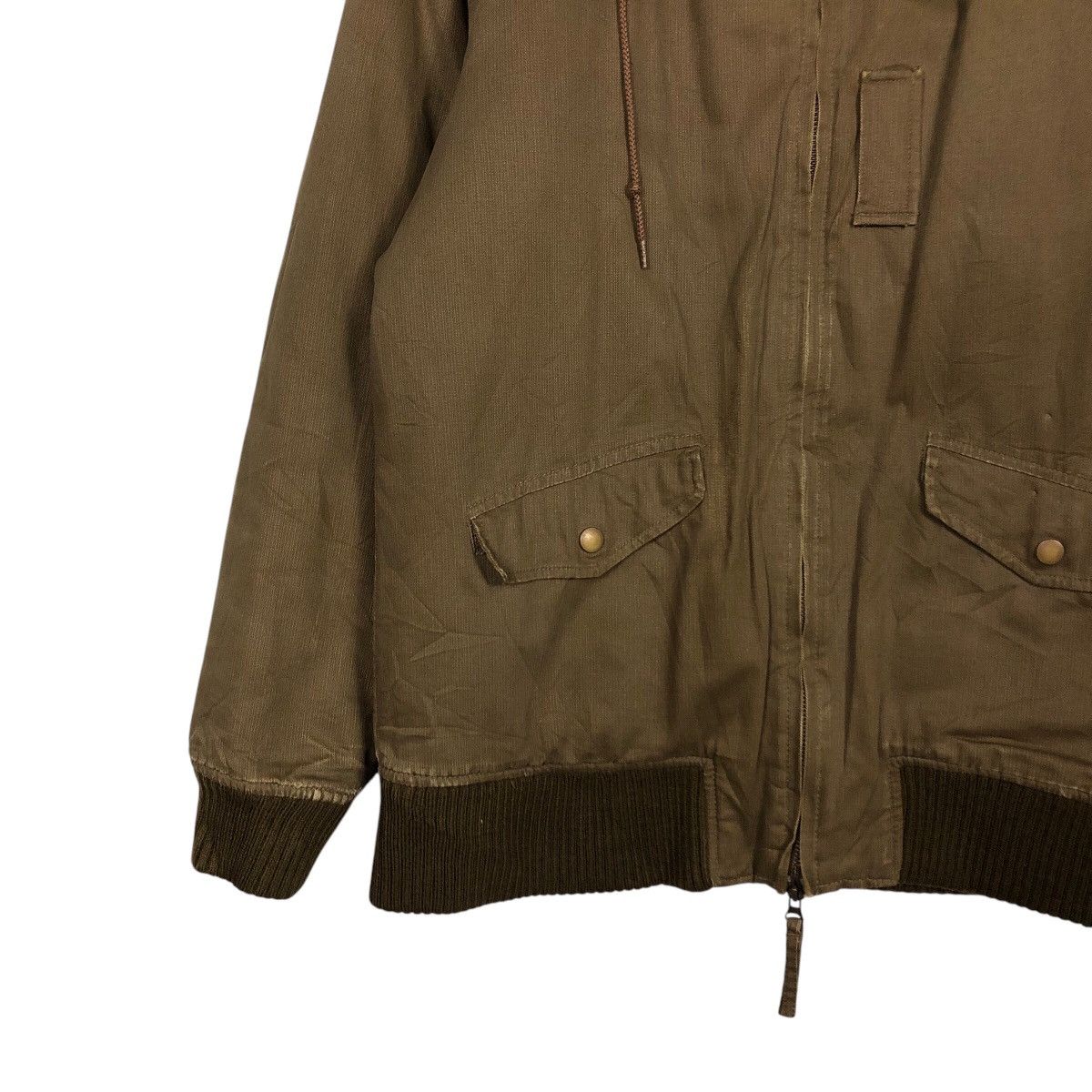 Boycott × Japanese Brand 📌Vintage Chore Bomber Jacket Boycott Mink Fur Hoodie Size US M / EU 48-50 / 2 - 5 Thumbnail