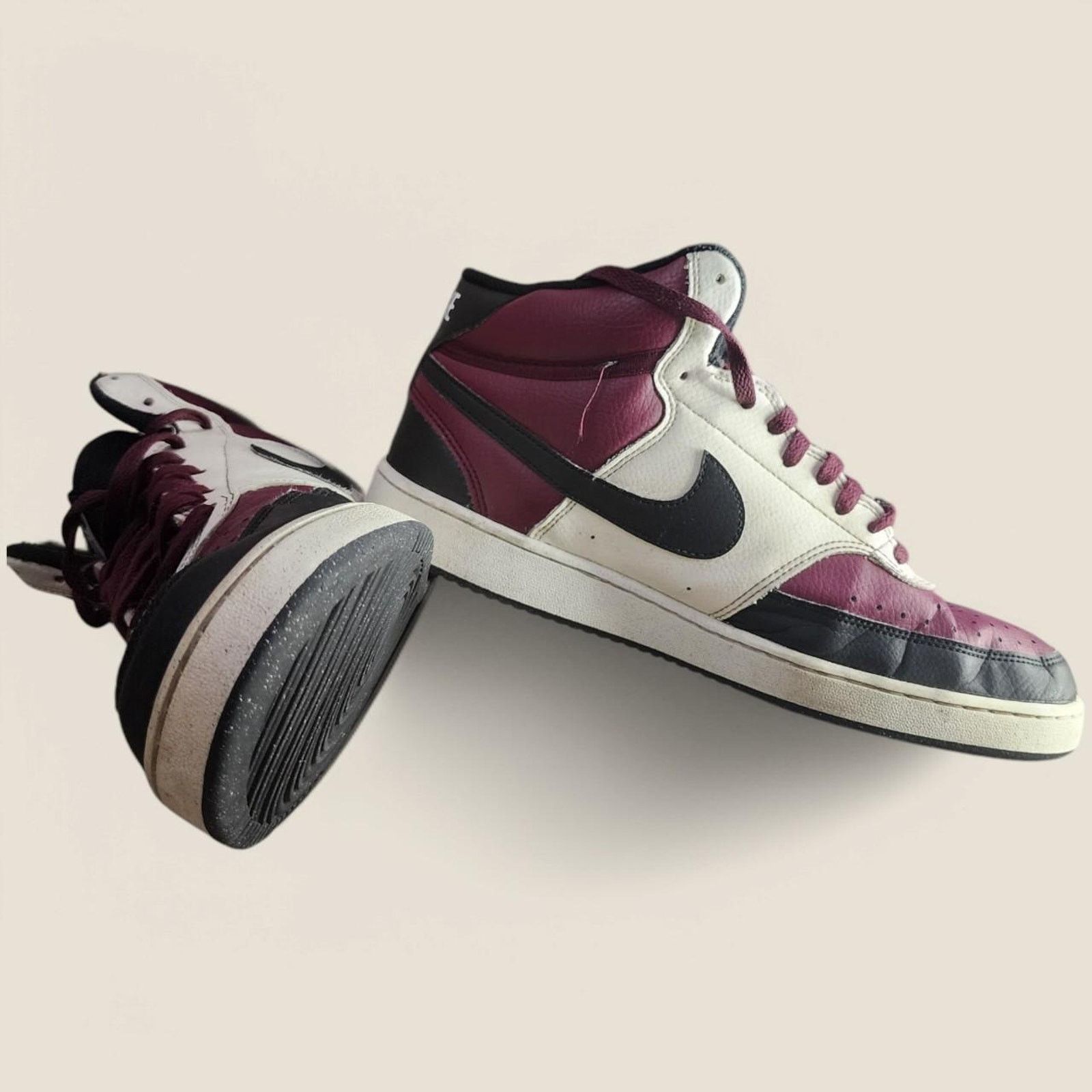 Nike Nike court vision burgundy cream Size US 11 / EU 44 - 3 Thumbnail