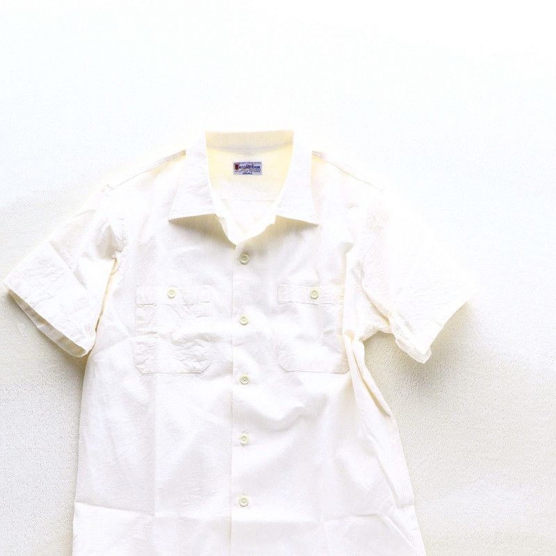 Buzz Rickson's Selvedge Chambray Open Collar S/S Shirt Size US S / EU 44-46 / 1 - 2 Thumbnail