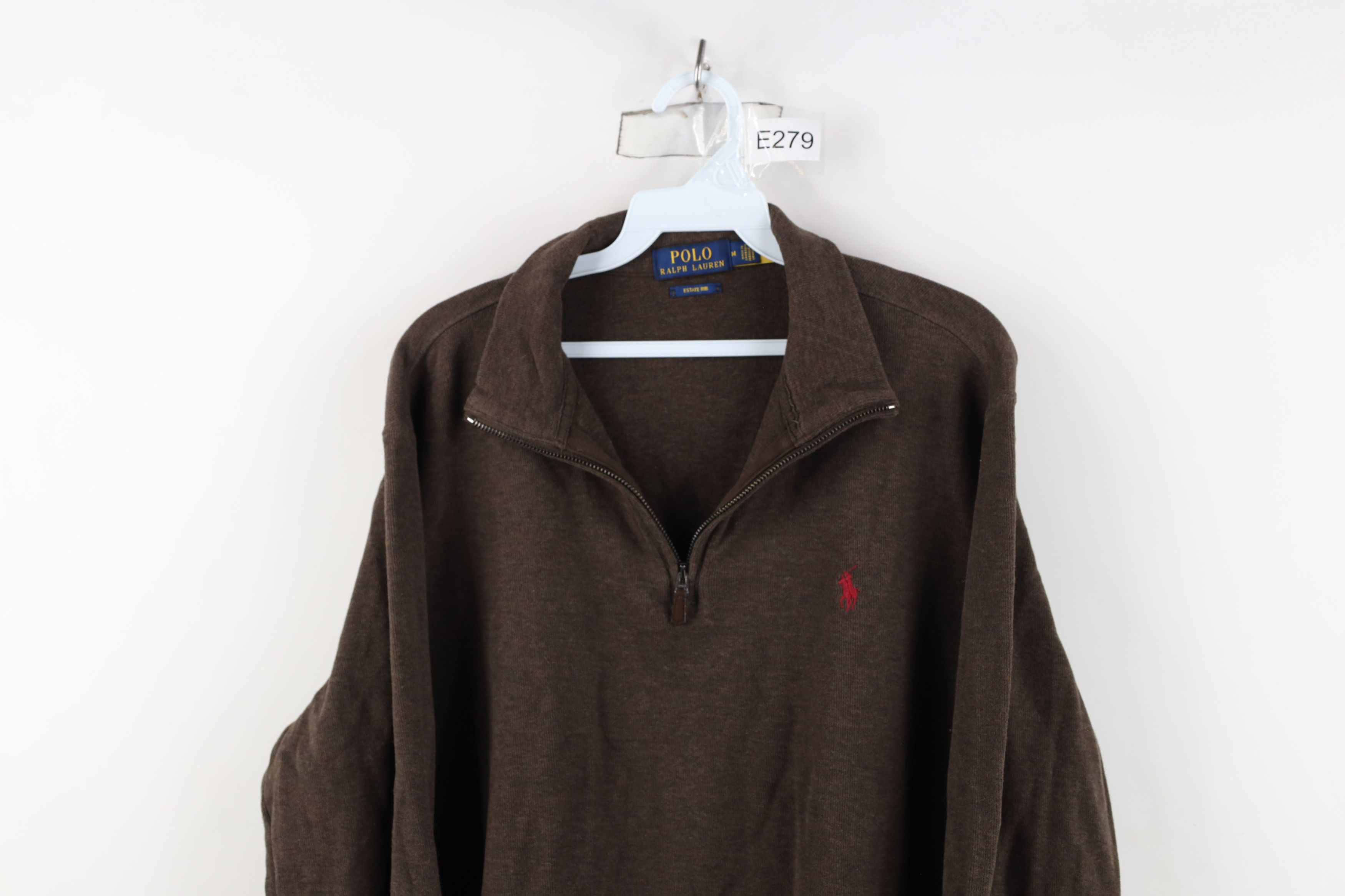 Ralph Lauren Vintage Ralph Lauren Estate Rib Ribbed Knit Half Zip Sweater Size US M / EU 48-50 / 2 - 2 Thumbnail