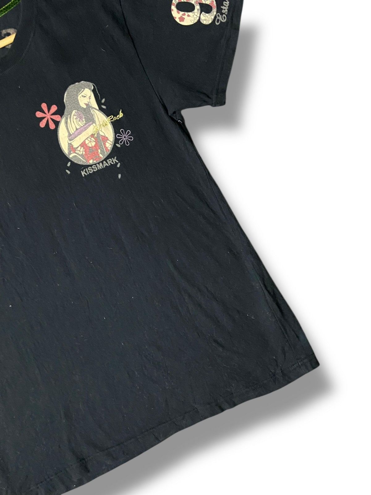 Japanese Brand Vintage KISSMARK Graphic Printed Tees (152) Size US L / EU 52-54 / 3 - 3 Thumbnail