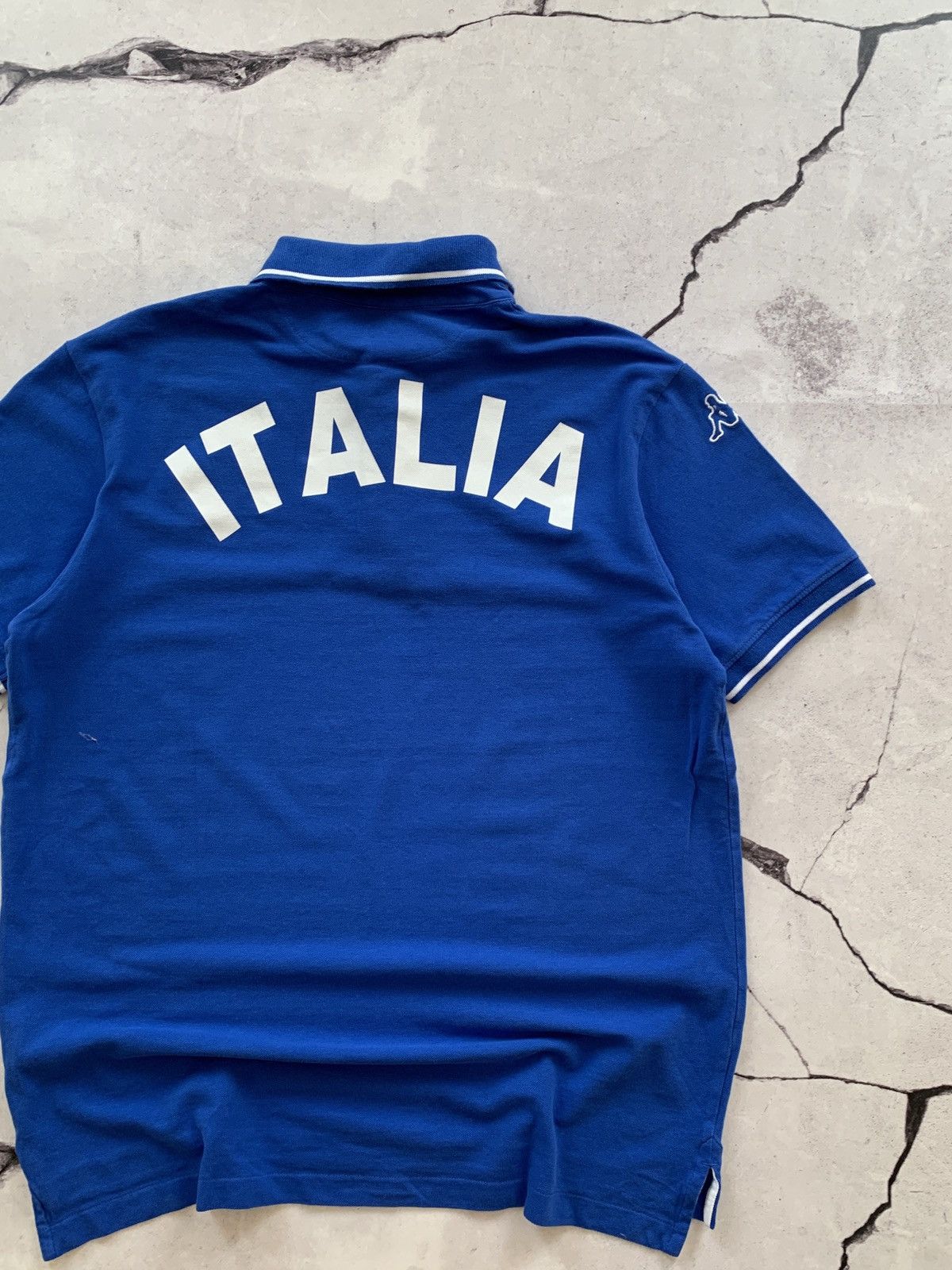 Kappa Kappa Italia Vintage Blue Y2K Big Logo Polo Shirt Size US XL / EU 56 / 4 - 9 Thumbnail