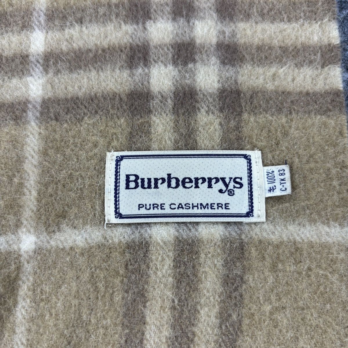 Burberry × Vintage Burberry Scarf # D739 # Muffler # Neckwear # Nova Check Size ONE SIZE - 2 Thumbnail