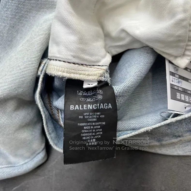 Balenciaga Balenciaga Three-Section Removable Denim Pants Size US 29 - 3 Thumbnail