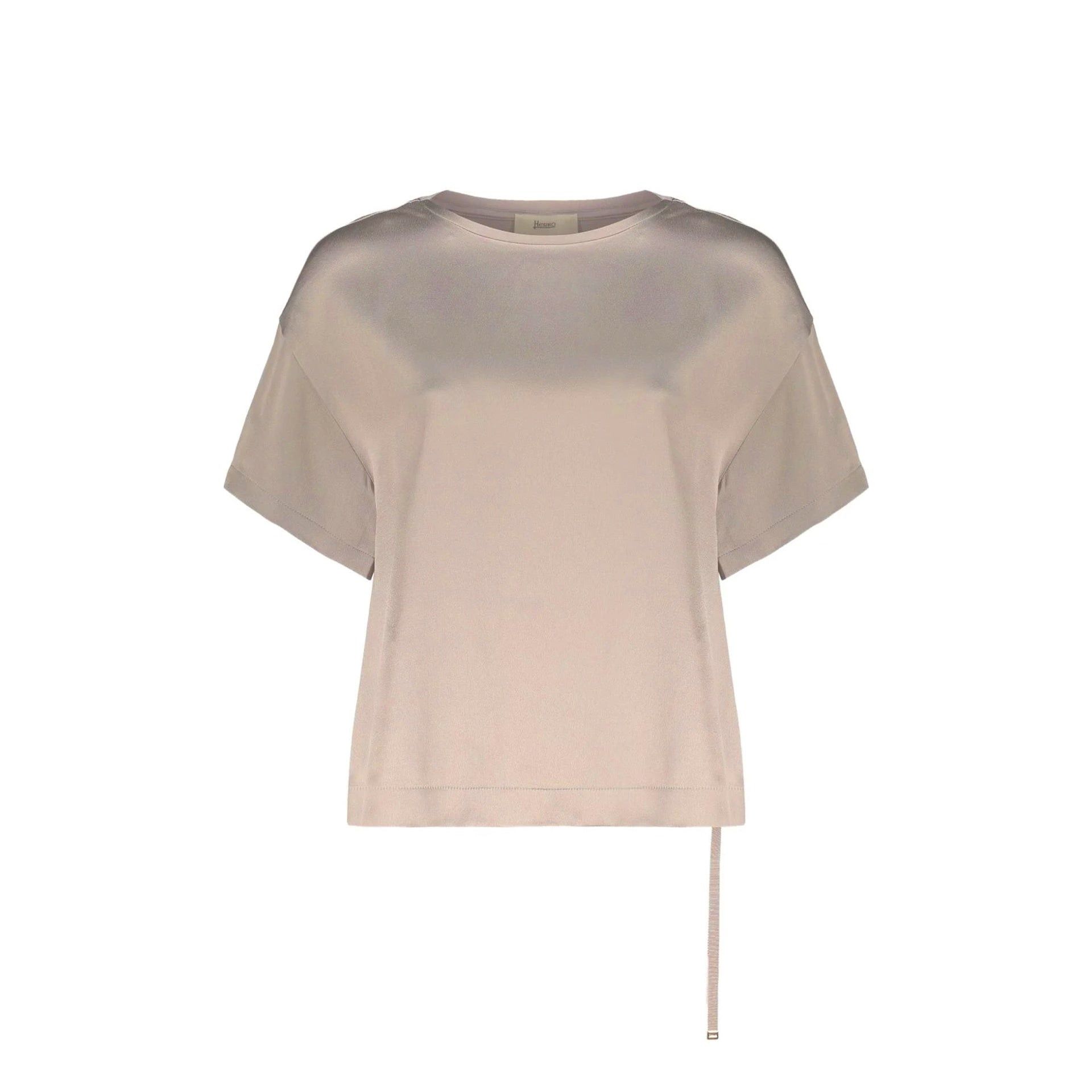 Herno Herno asymmetric short-sleeve blouse Size XL / US 12-14 / IT 48-50 - 1 Thumbnail