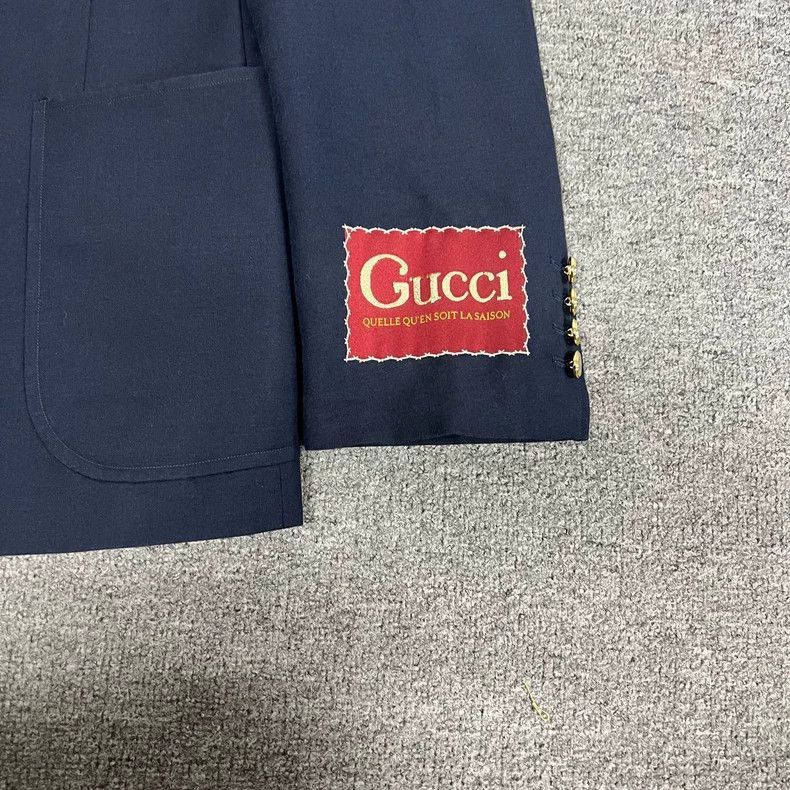 Gucci Gucci Sleeve Logo Blazer 52-2507 Size US L / EU 52-54 / 3 - 3 Thumbnail