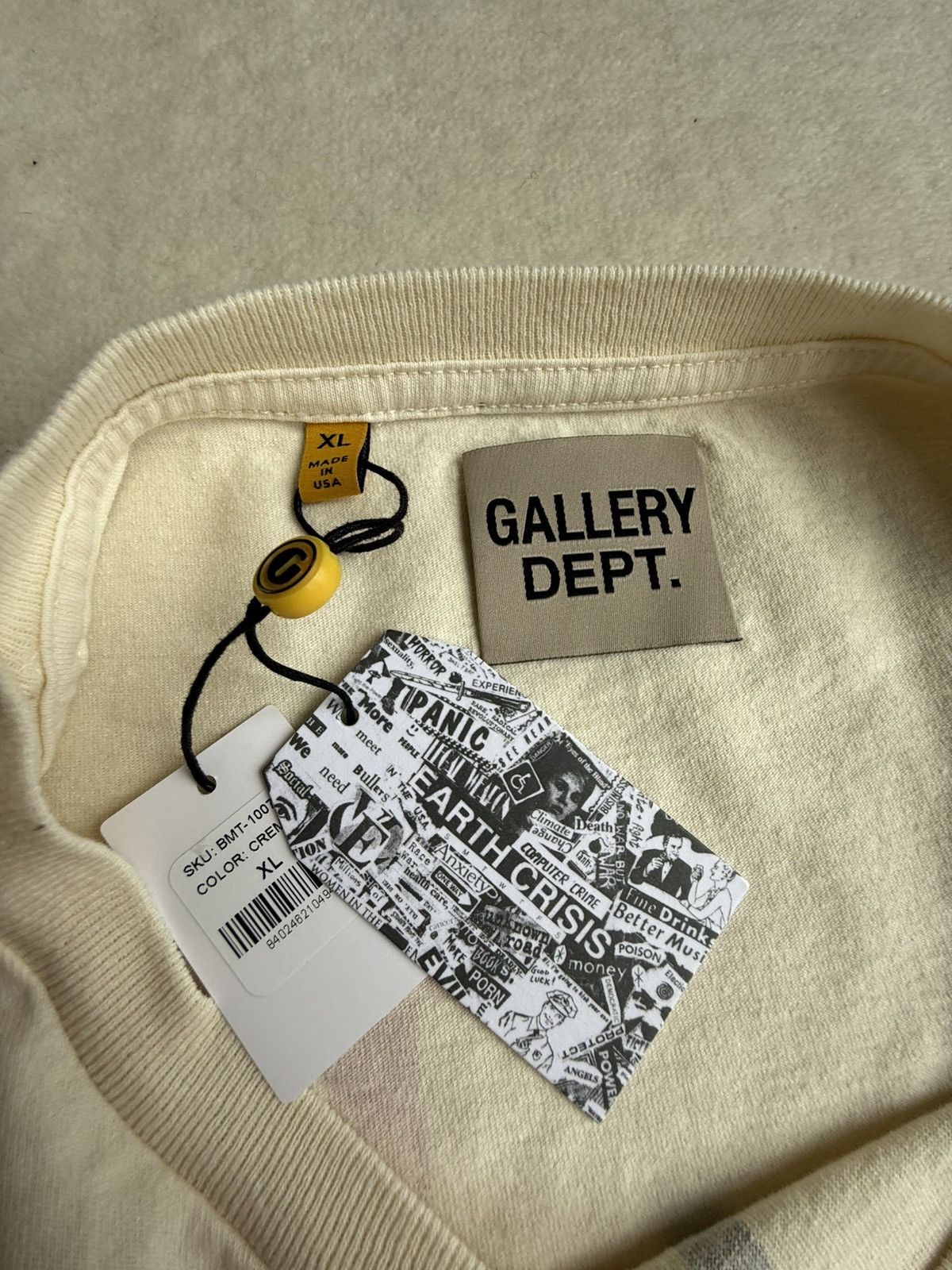 Gallery Dept. Gallery Dept boxing gloves off white t shirt XL Size US XL / EU 56 / 4 - 16 Thumbnail