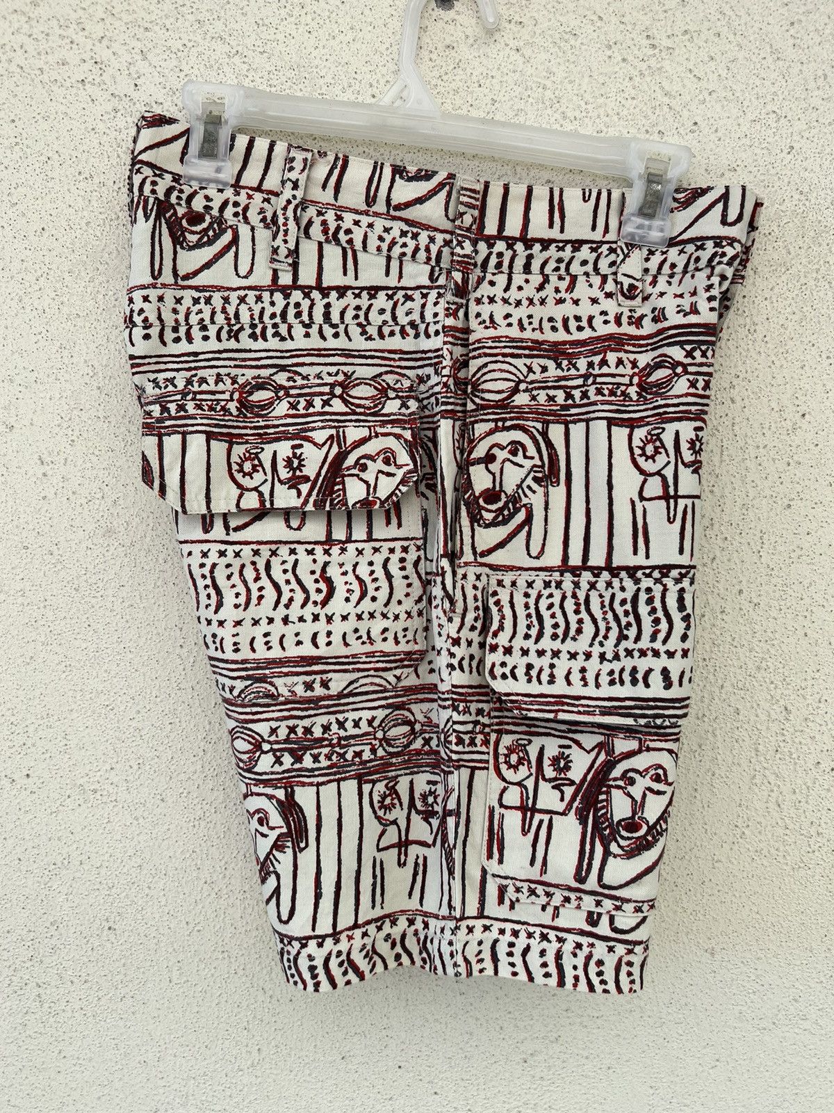 Monitaly Vintage Monitaly Multi Pocket Graffiti Short Pant Size US 29 - 22 Thumbnail