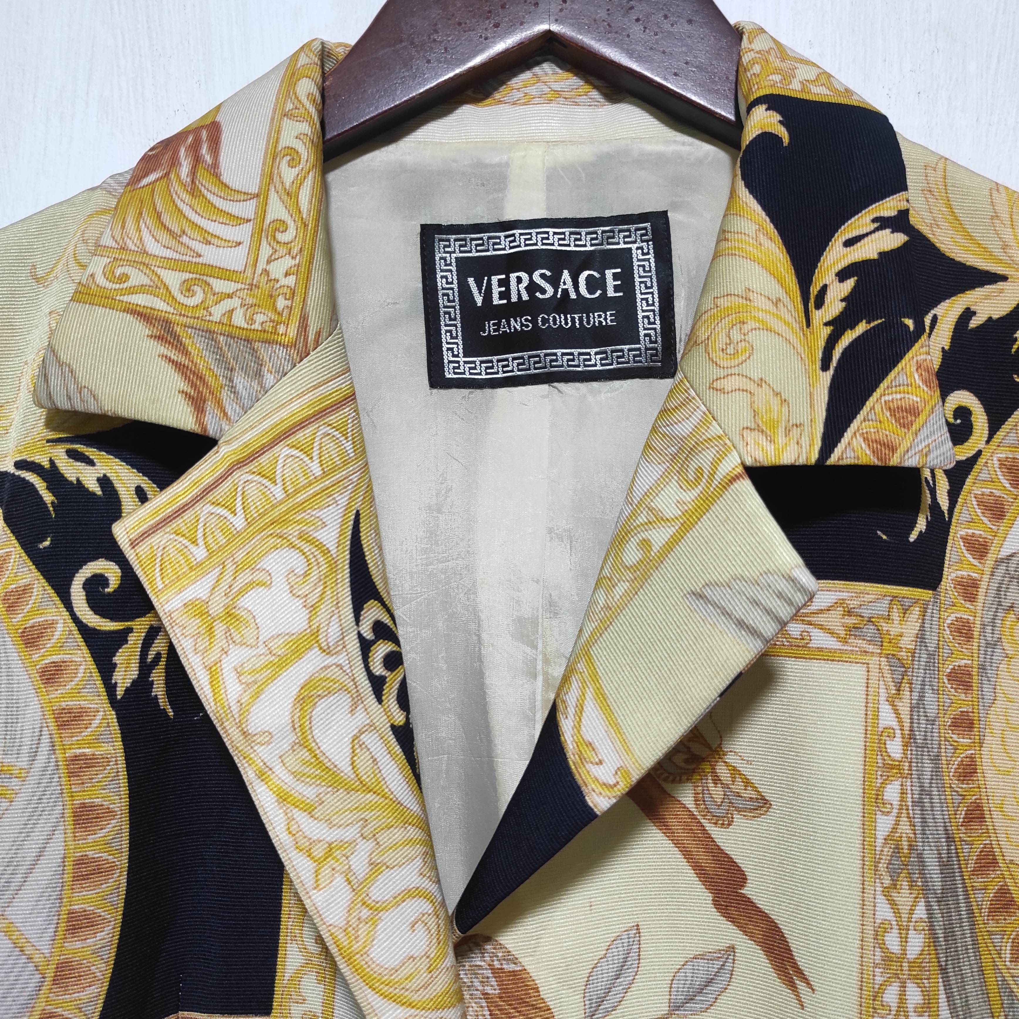 Versace Versace Jeans Couture Baroque print Blazer Jacket Size M / US 6-8 / IT 42-44 - 5 Thumbnail