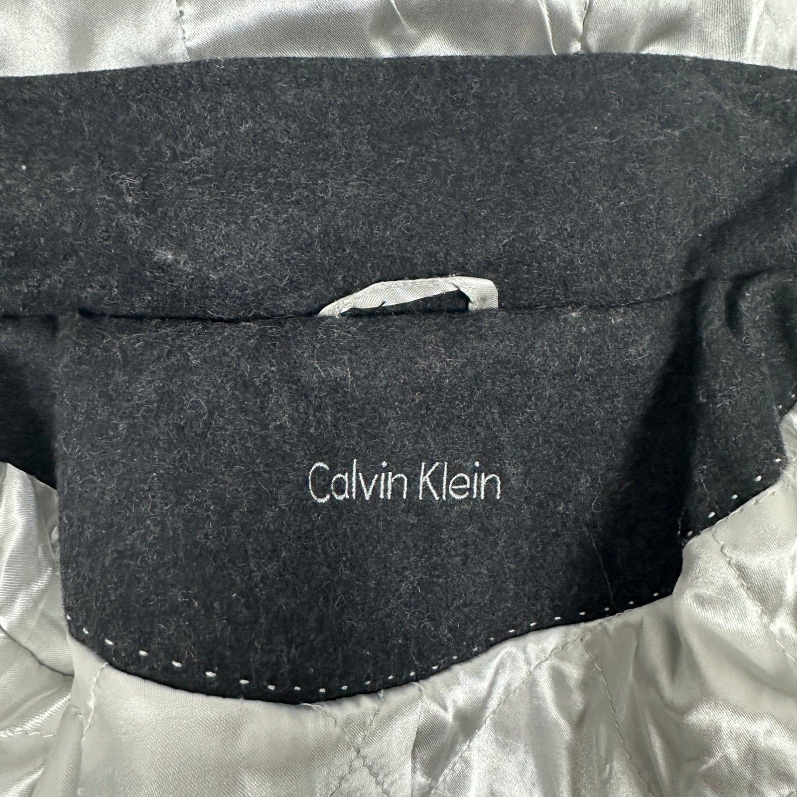 Calvin Klein Calvin Klein Women's Wool Blend Hooded Coat Black Size S Size S / US 4 / IT 40 - 2 Thumbnail