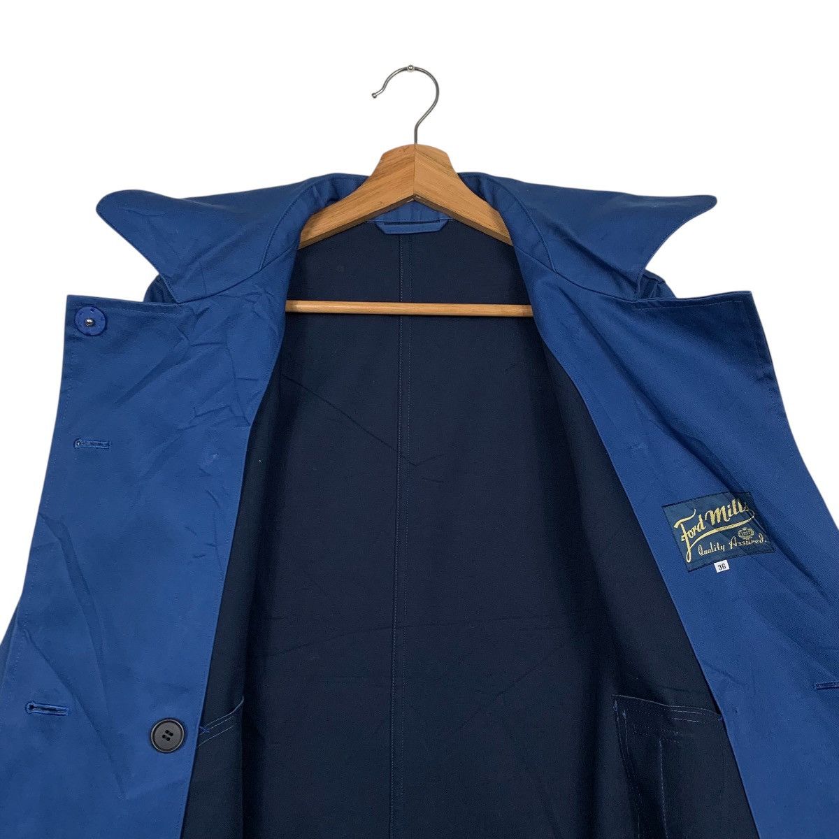 Japanese Brand Ford Mills Double Breasted Jacket Size XS / US 0-2 / IT 36-38 - 12 Thumbnail