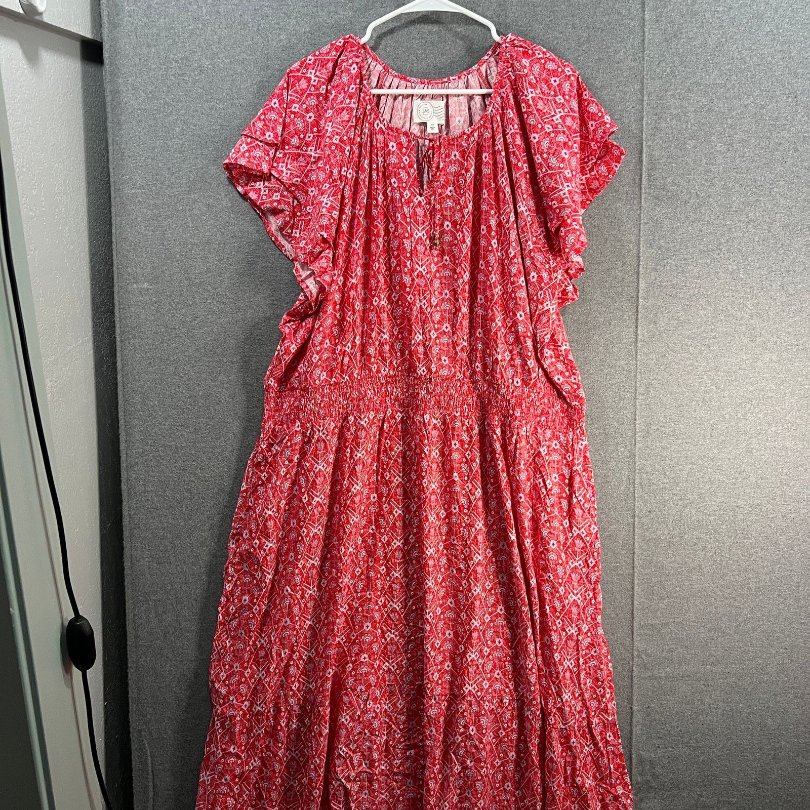Other Destination 365 Printed Short-Sleeve Midi Dress Size XXL / US 16-18 / IT 52-54 - 1 Thumbnail