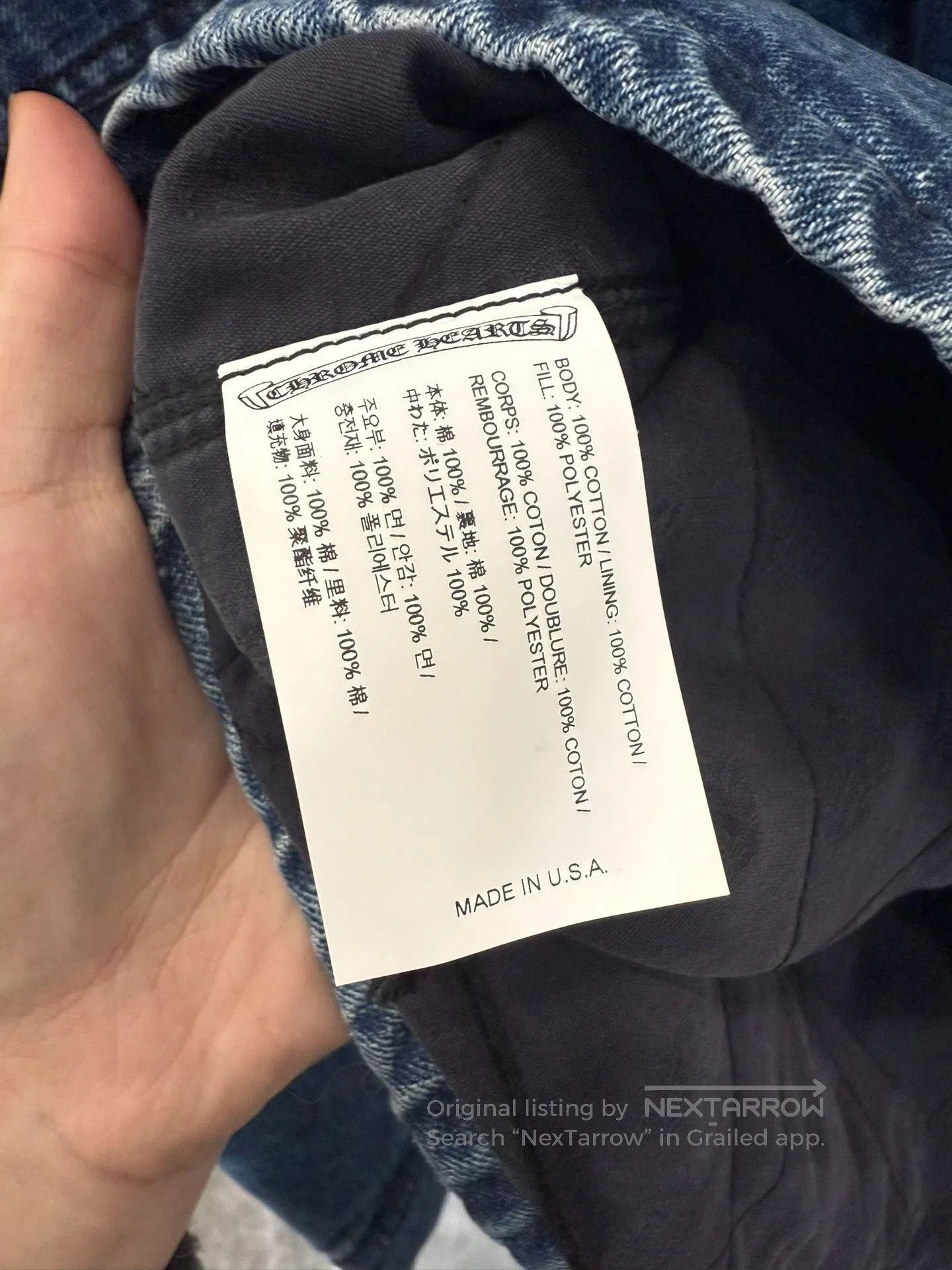 Chrome Hearts Chrome Hearts Workdog Denim Shirt Jacket. Size US L / EU 52-54 / 3 - 5 Thumbnail