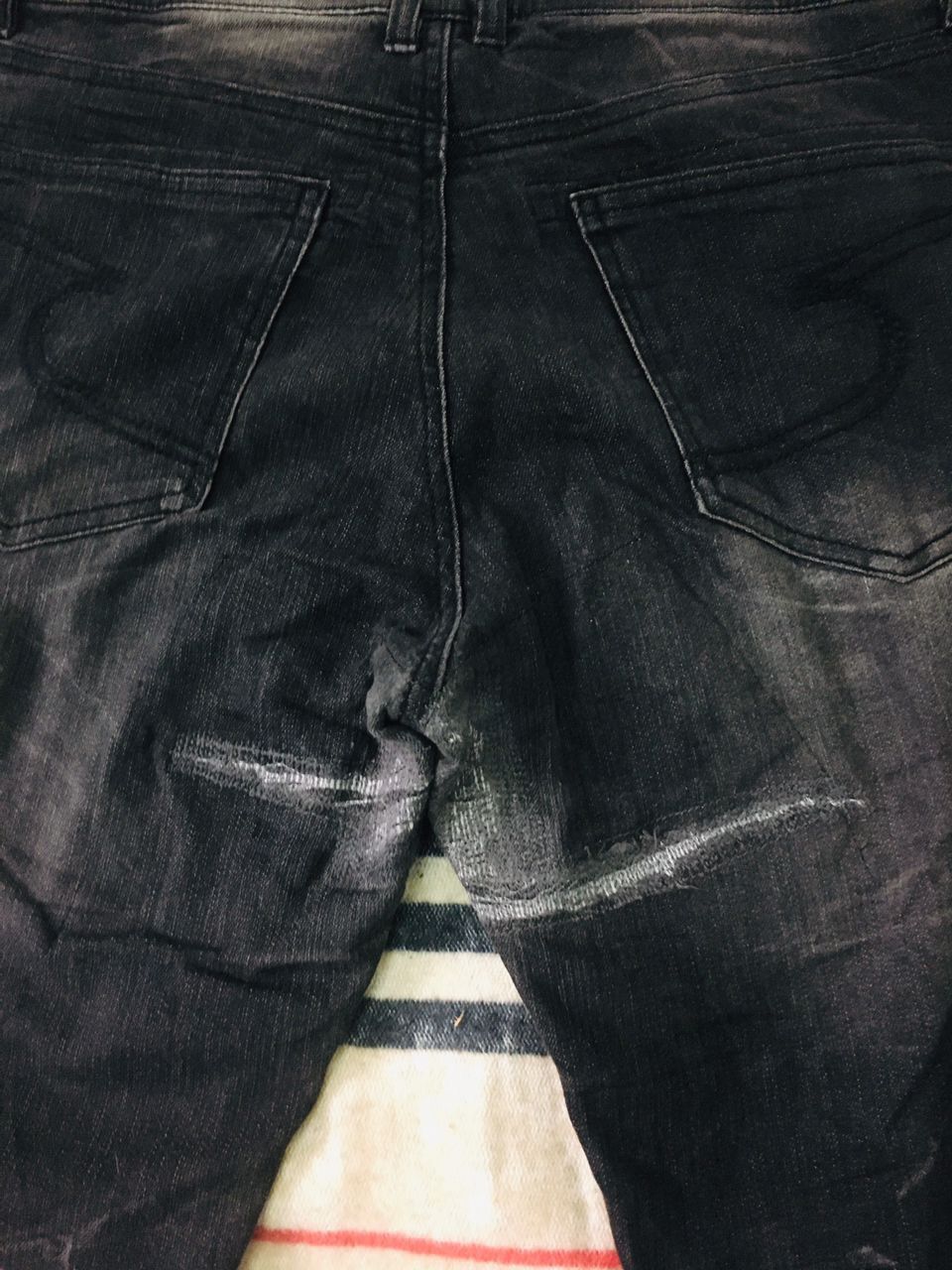 Hysteric Glamour Hot Item 🔴 A07 Semantic Design Banana Curve Strecth Jeans Size US 34 / EU 50 - 15 Thumbnail