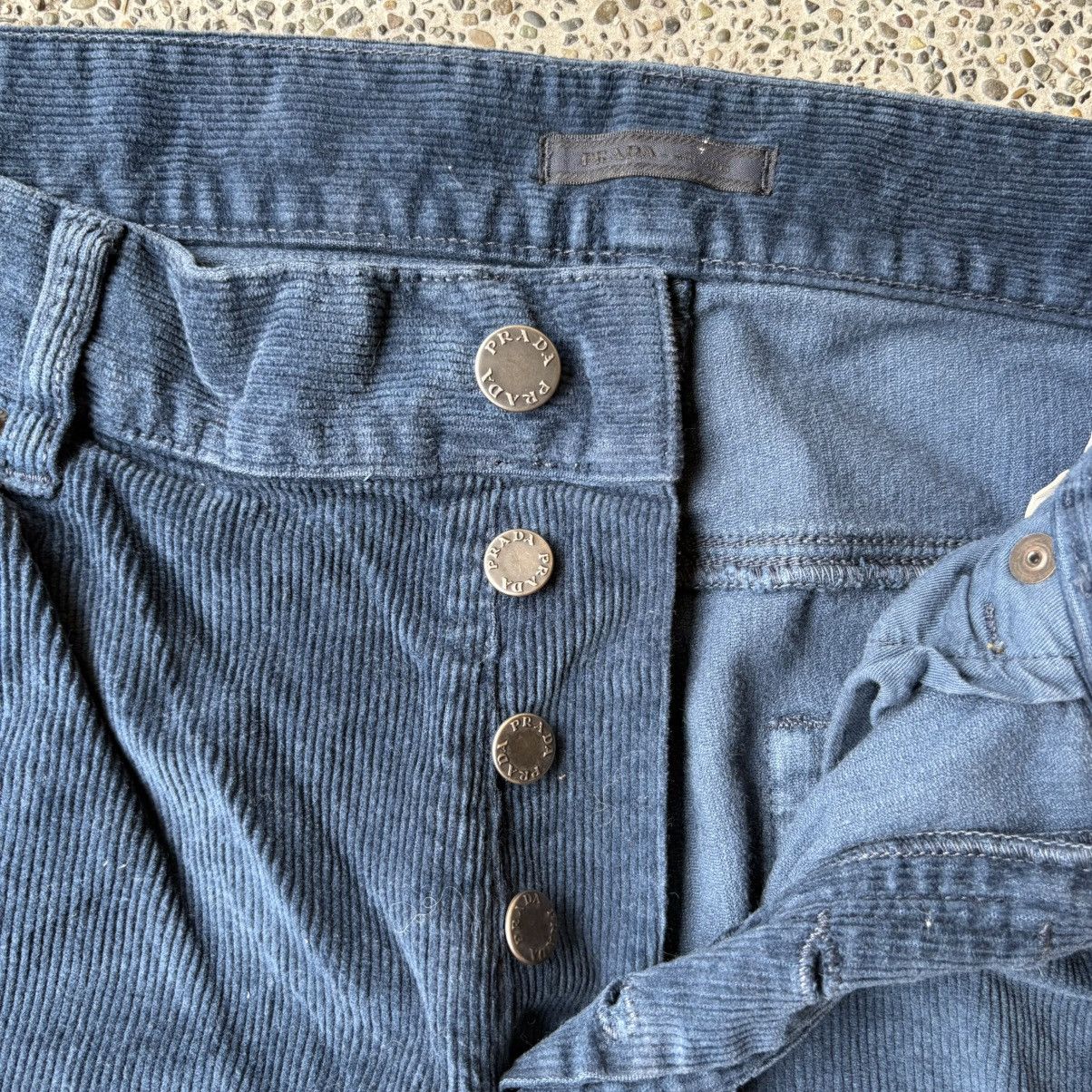 Prada Prada Straight Fit Corduroy Pants Size US 32 / EU 48 - 6 Thumbnail