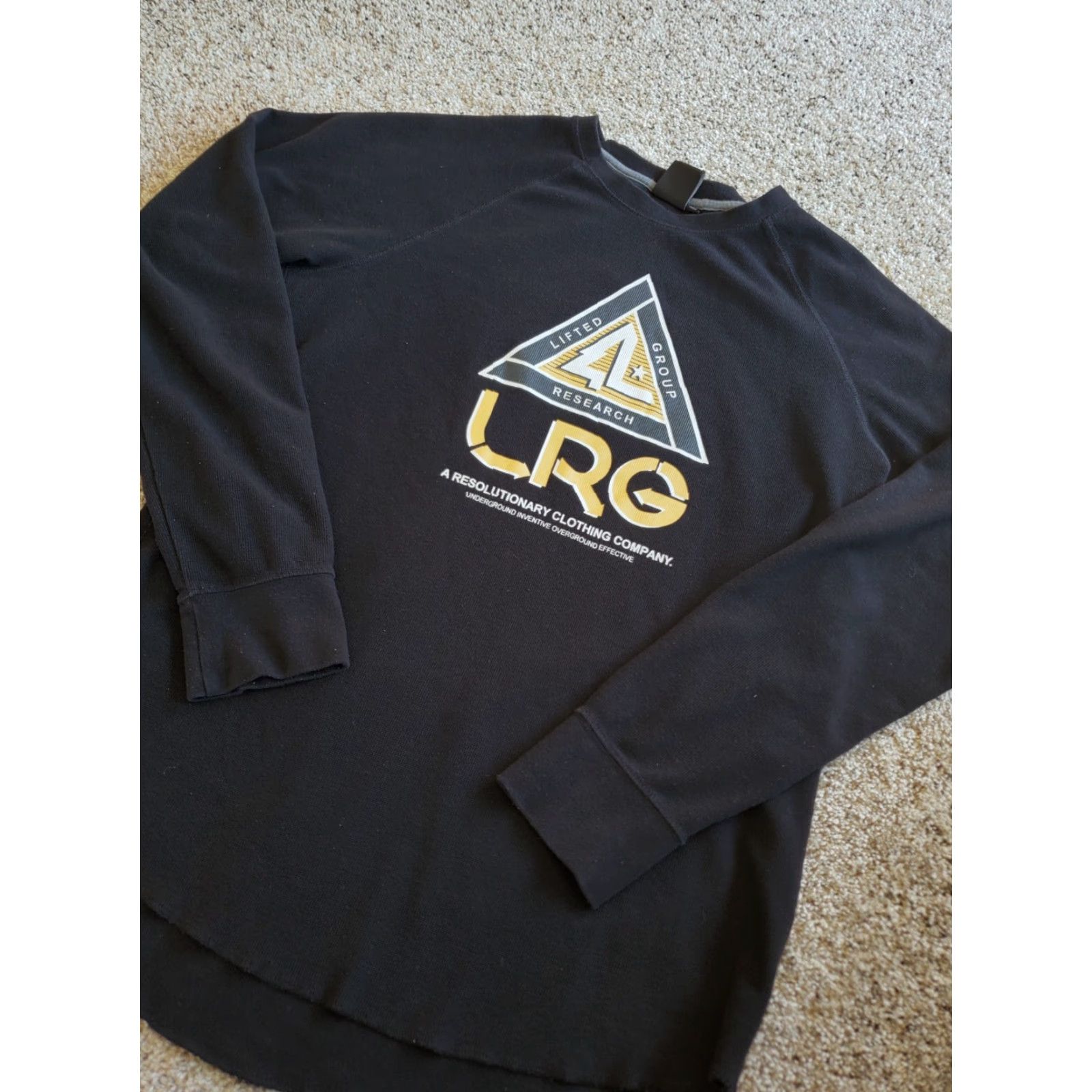 Vintage LRG Lifted Research Graphic Thermal Shirt 2XL Mens Black Long Sleeve Crew Neck Shirt Mens 2XL Black Graphic Thermal Crew Neck LRG Size US XXL / EU 58 / 5 - 2 Thumbnail