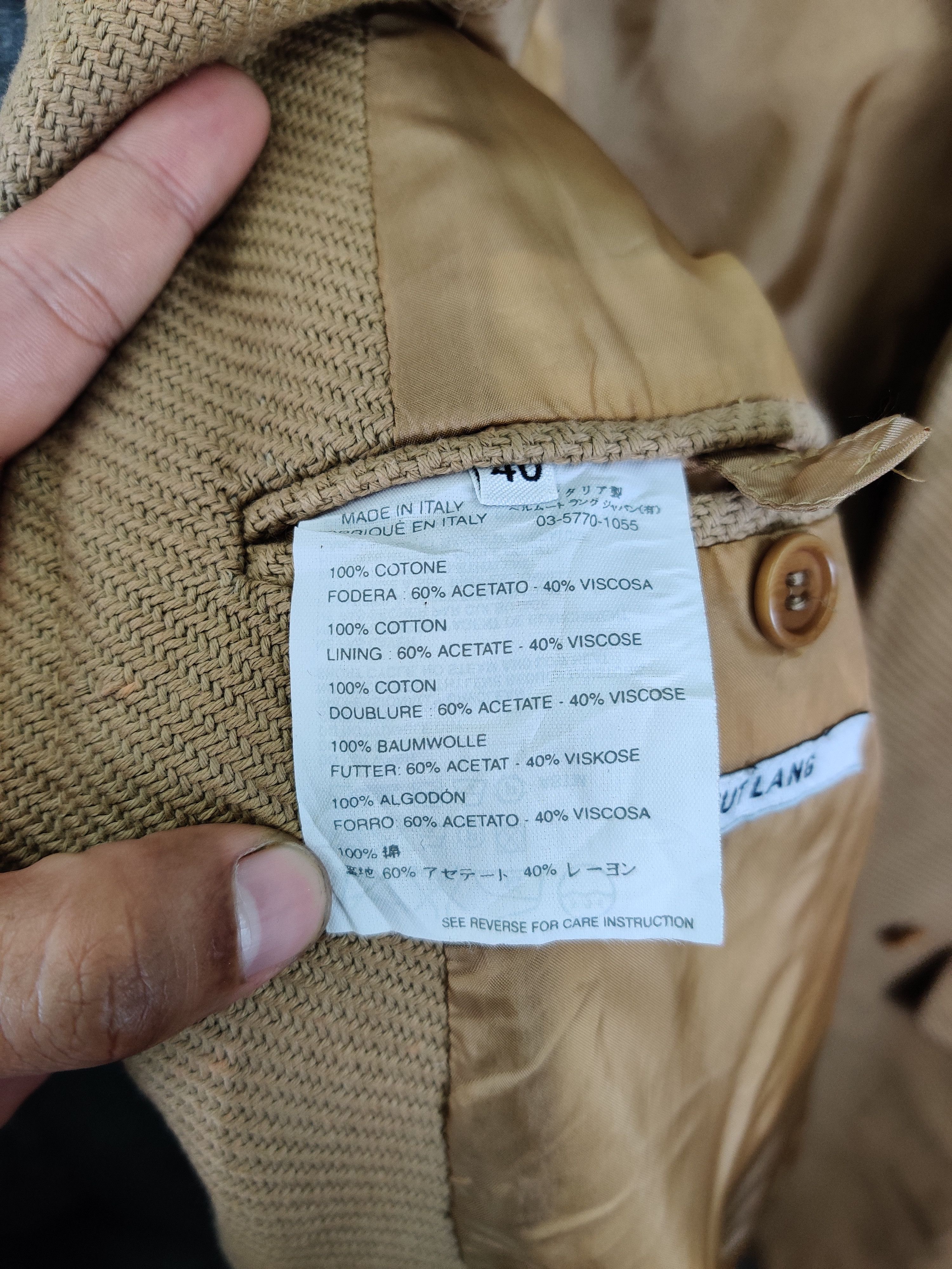 Helmut Lang Helmut Lang Single Breasted Wool Long Coat Size US M / EU 48-50 / 2 - 12 Thumbnail