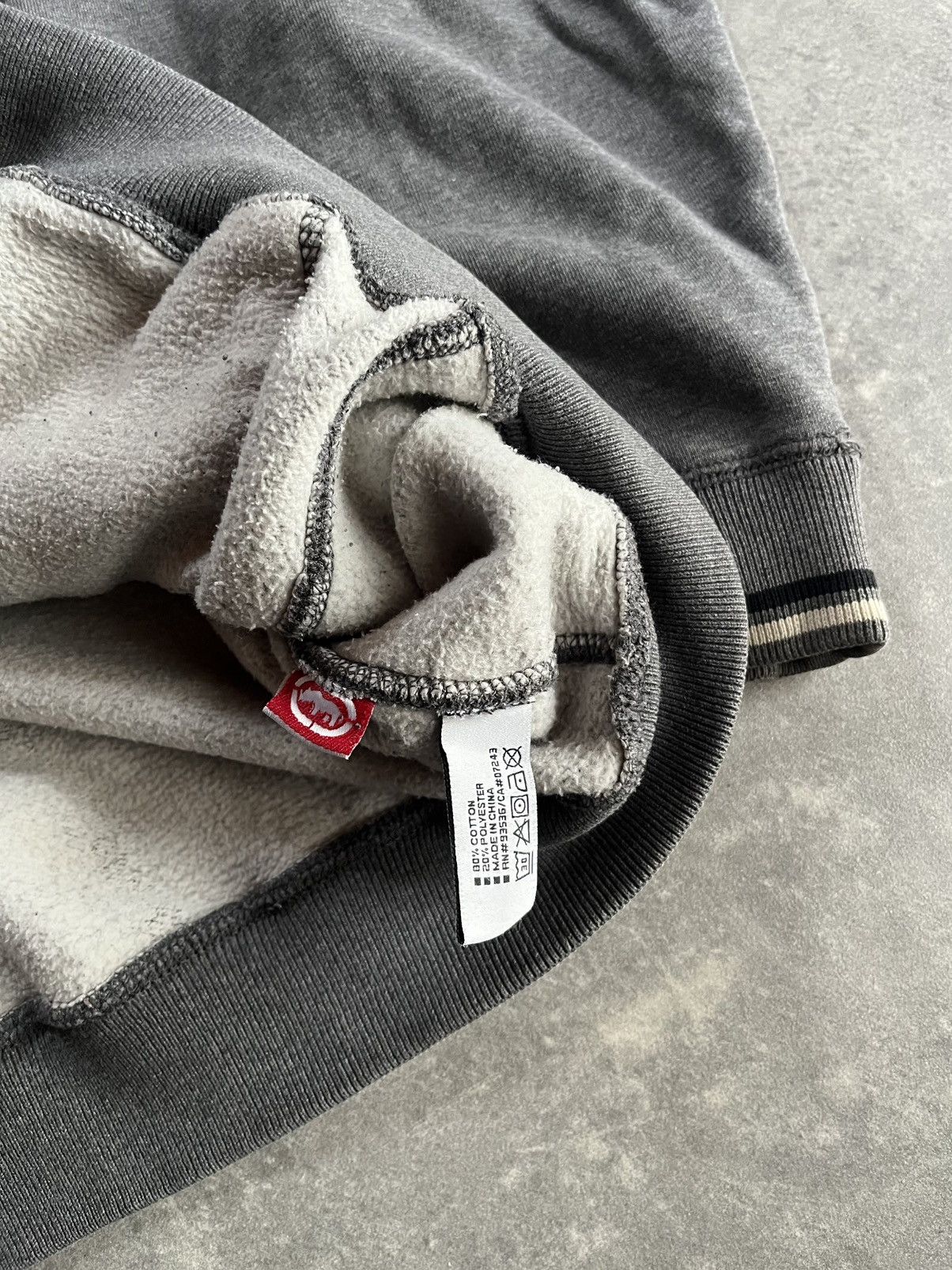 Ecko Unltd. Ecko Unltd. Big Spellout Rhino Logo Baggy Zip Hoodie L XL Size US L / EU 52-54 / 3 - 13 Thumbnail