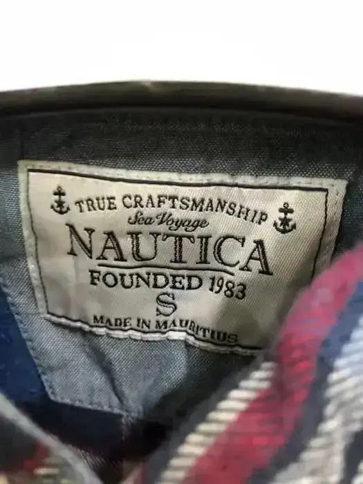 Nautica Vintage Nautica Plaid Tartan Flannel shirt 👕 Size US S / EU 44-46 / 1 - 3 Thumbnail