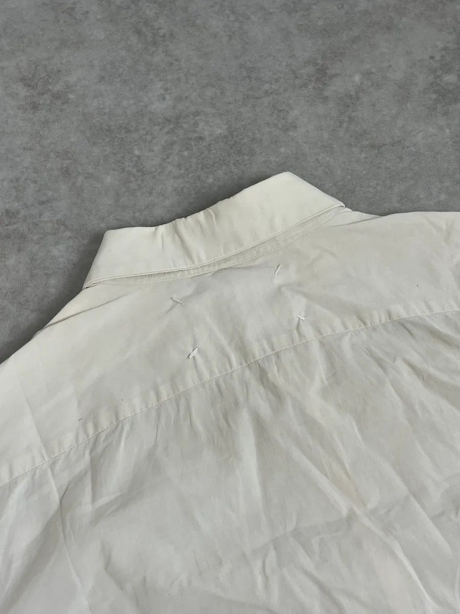 Maison Margiela Maison Martin Margiela White Premium Signature Shirt Size US S / EU 44-46 / 1 - 7 Thumbnail
