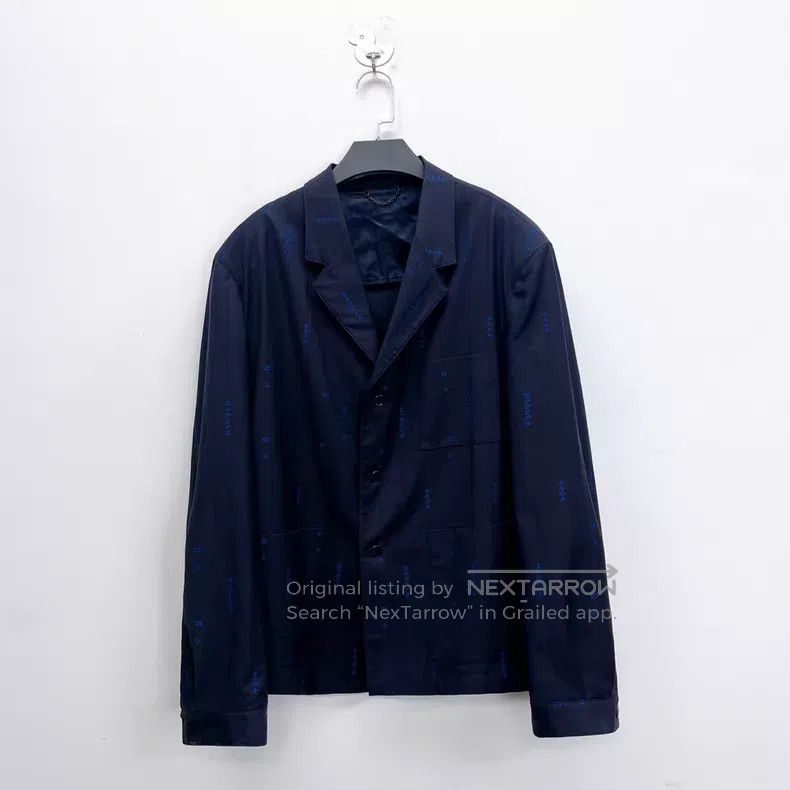Louis Vuitton Louis Vuitton FW25 New Blue Black/Navy Dark Embroidered Tr Size US L / EU 52-54 / 3 - 1 Thumbnail