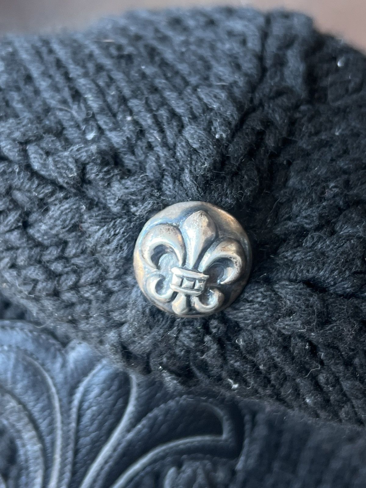 Chrome Hearts SOLD Chrome hearts cashmere fleur beanie Size ONE SIZE - 3 Thumbnail