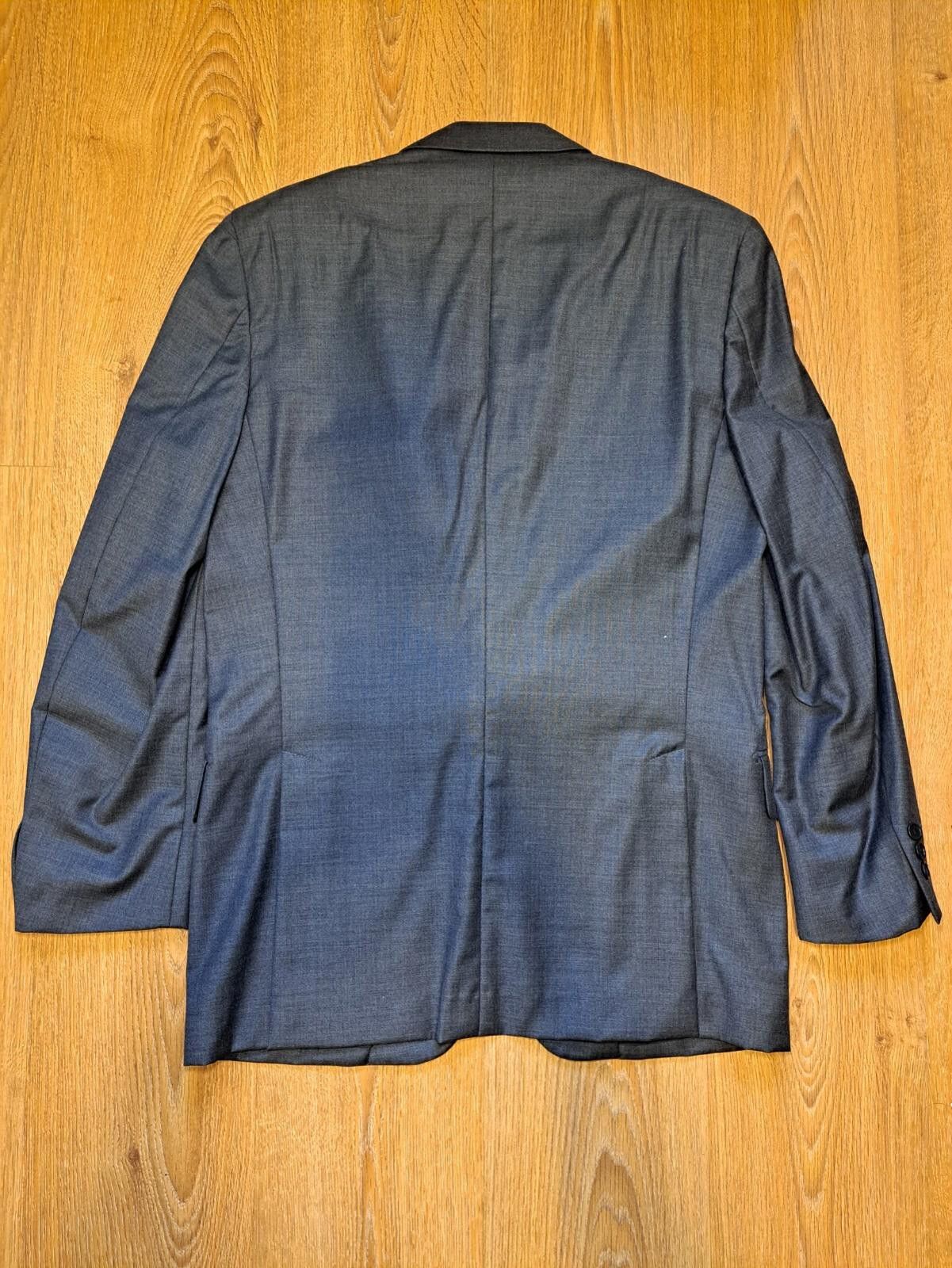 Other Cantarelli Esquire Suit Jacket Mens 42R Gray Wool Bemberg Size 42R - 10 Thumbnail