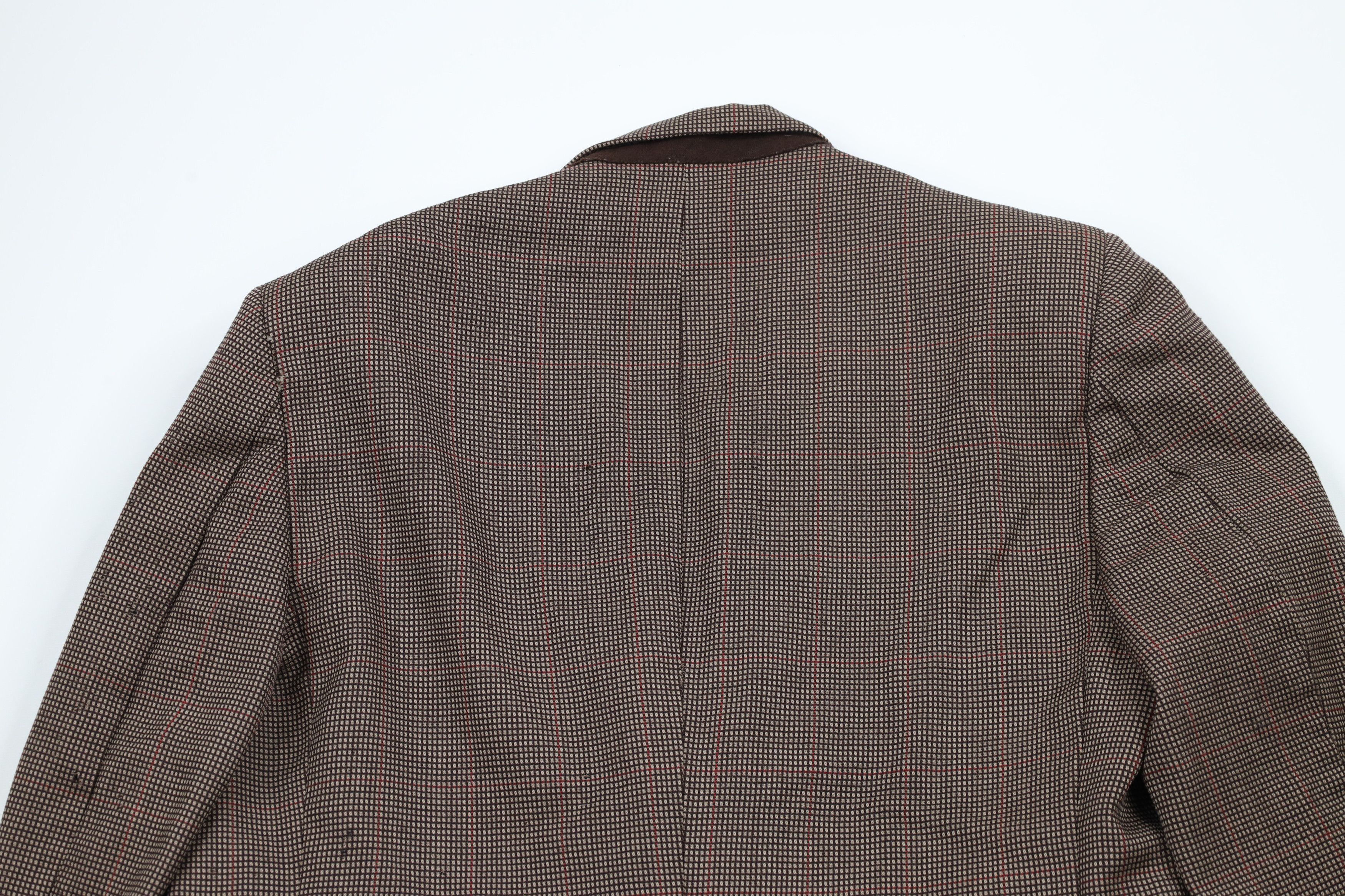 Other Vintage 70s Streetwear Thrashed 2 Piece Heavy Wool Suit Size 40L - 11 Thumbnail
