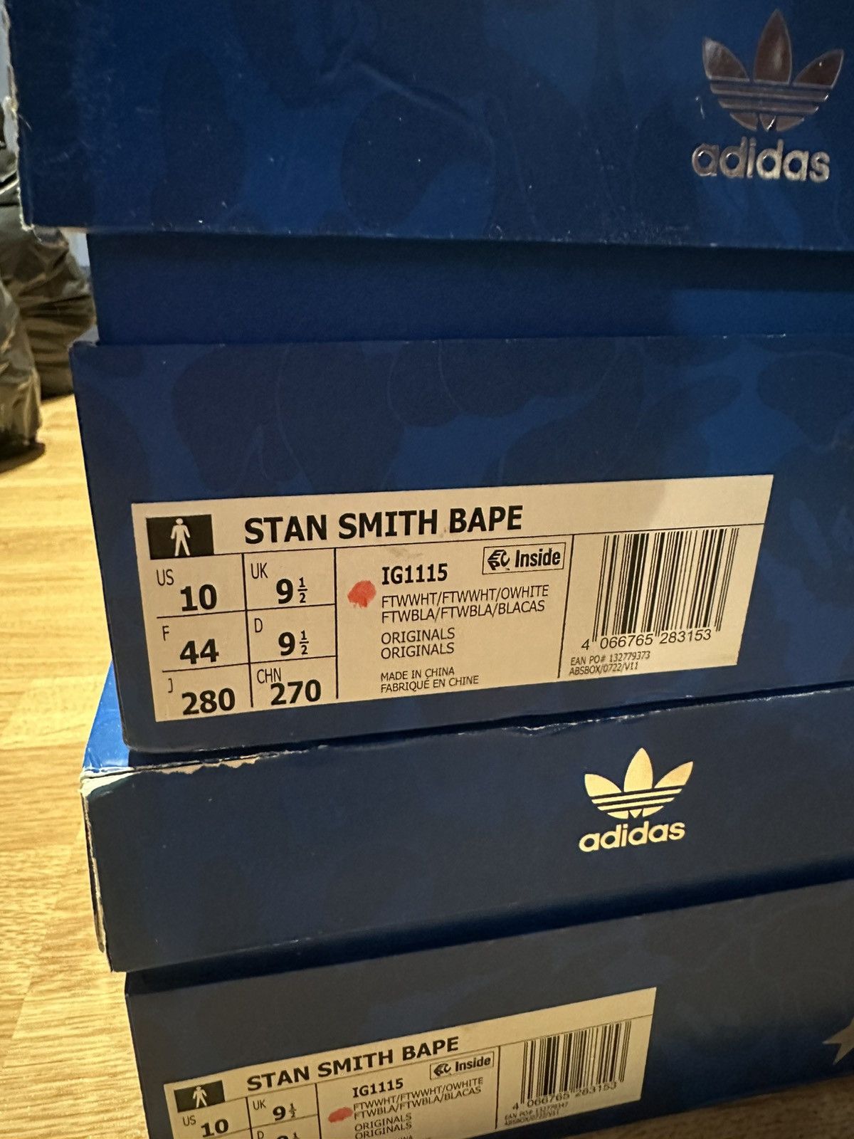 Adidas × Bape Adidas Stan Smith BAPE “30th Anniversary” White Size UK9.5 Size US 10 / EU 43 - 7 Thumbnail
