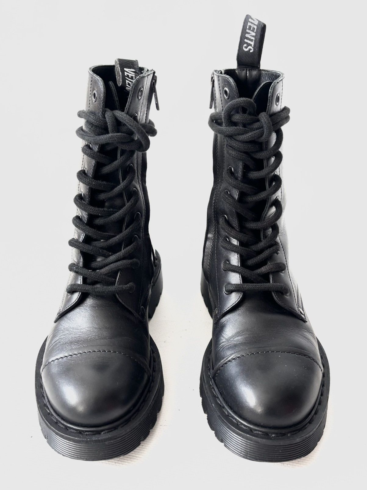 Vetements Vetements Combat Leather Boots Size US 8 / IT 38 - 3 Thumbnail