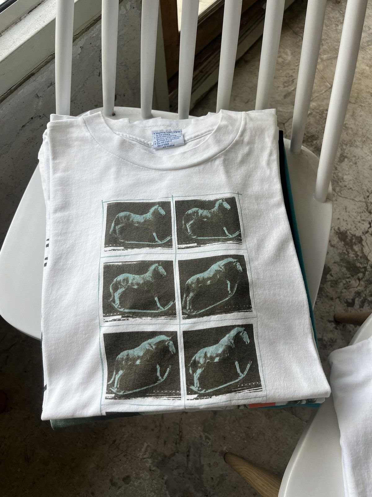 Vintage Vintage Rocking Horse Art by Global mode 1993’s T-shirt Size US L / EU 52-54 / 3 - 1 Thumbnail