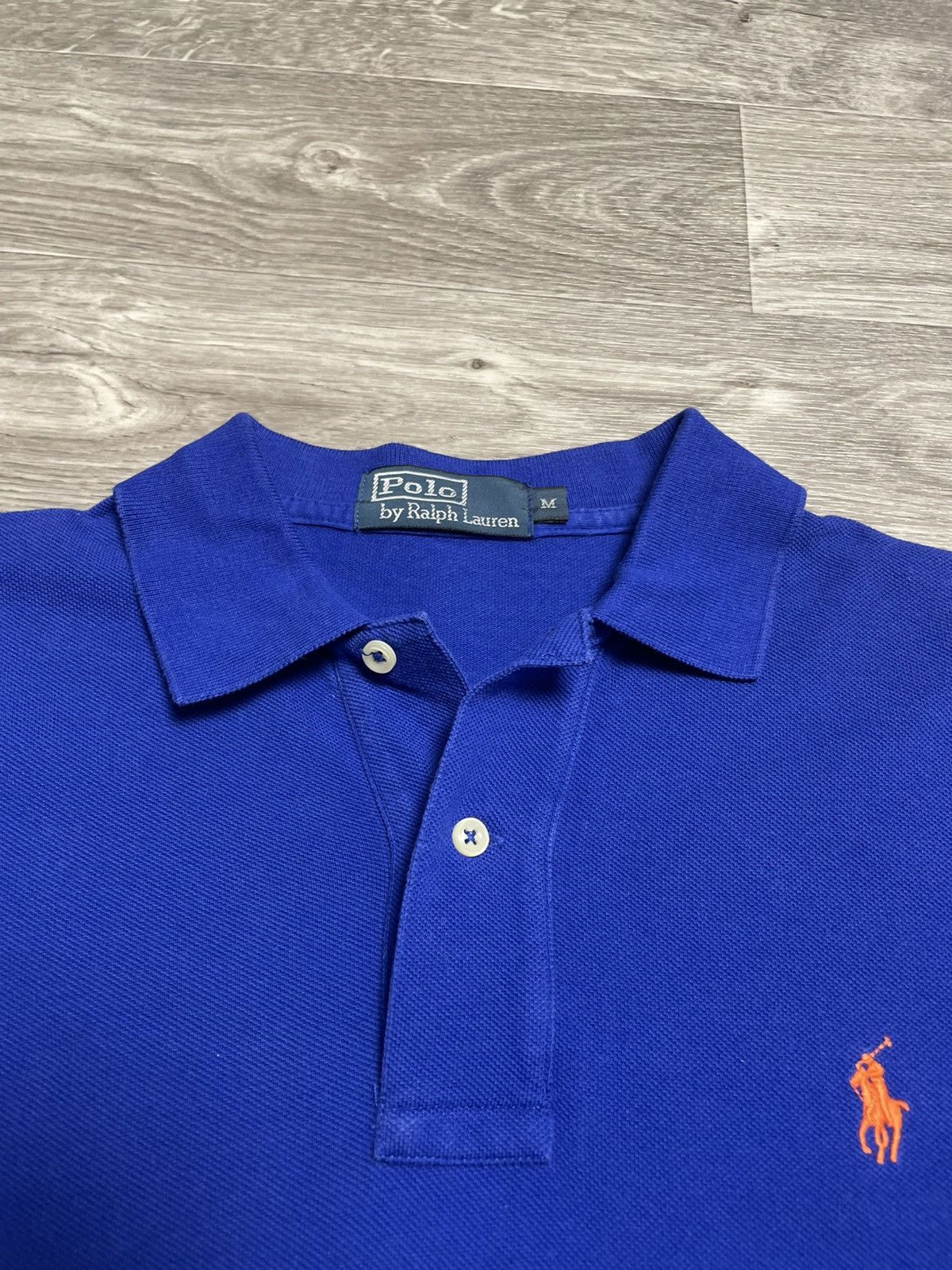 Polo Ralph Lauren Vintage Polo Ralph Lauren Blue Long Sleeve Polo Shirt Size US M / EU 48-50 / 2 - 8 Thumbnail