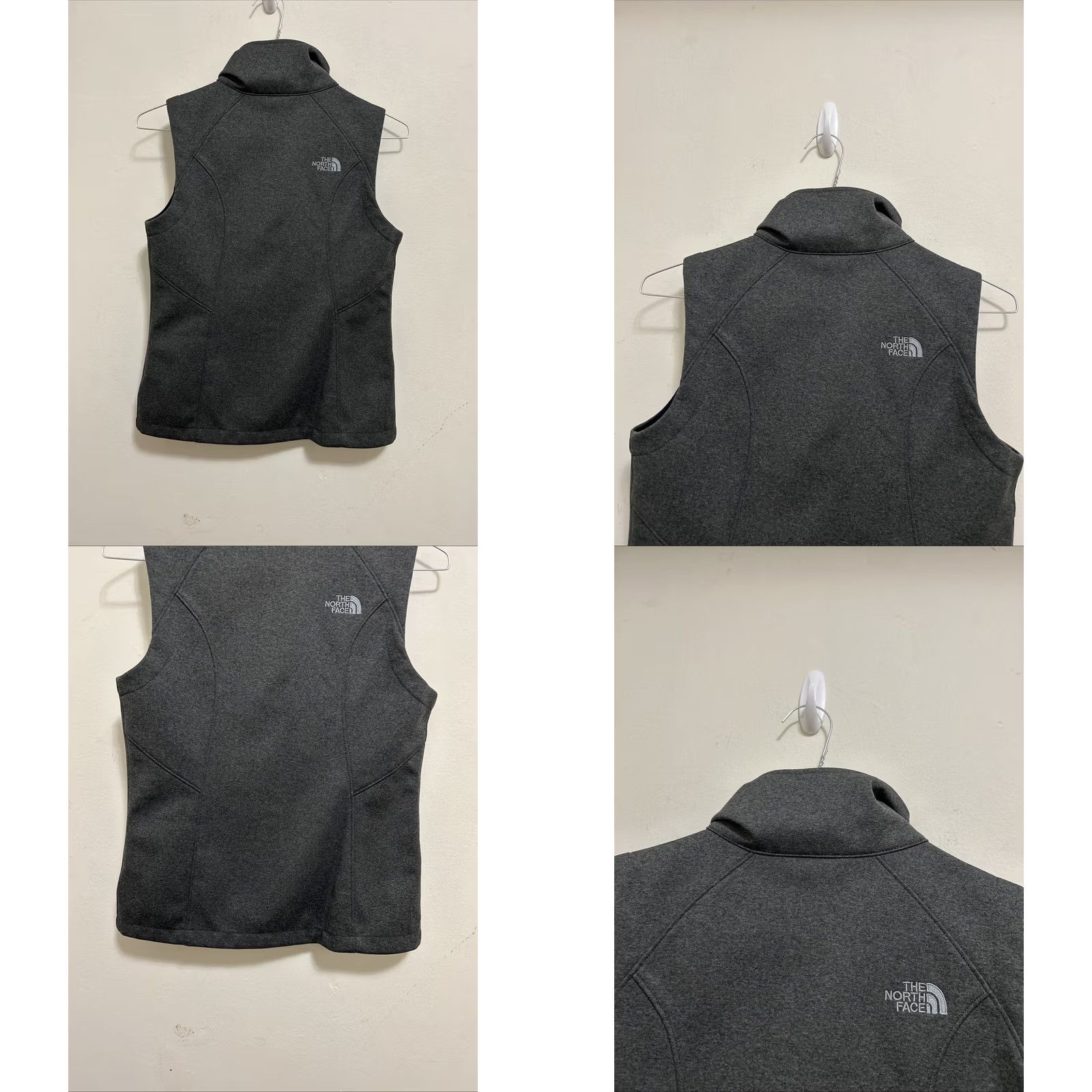 The North Face The North Face Windwall Vest Womens Small Gray Softshell Full Zip Pockets YKK Size S / US 4 / IT 40 - 8 Thumbnail