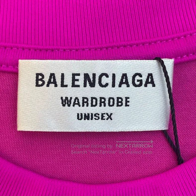 Balenciaga Balenciaga Solid Color Round Neck Short Sleeve Size XS / US 0-2 / IT 36-38 - 6 Thumbnail