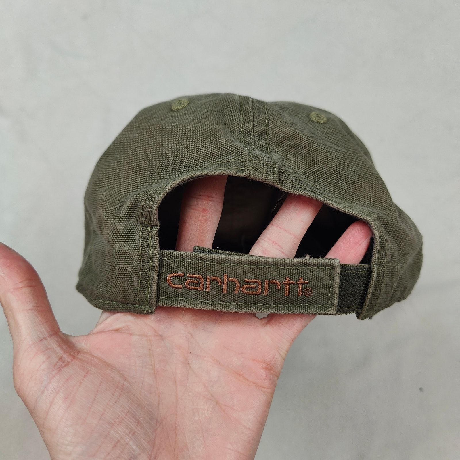 Carhartt Carhartt Canvas Baseball Cap One Size Fits Most Green Size ONE SIZE - 3 Thumbnail