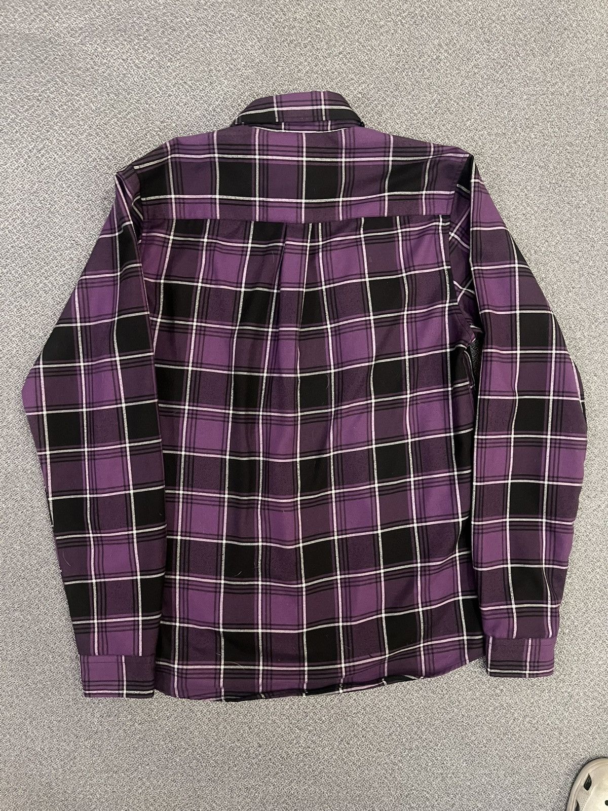 Dixxon Dixxon The Regan Flannel Collaboration Purple Black Mens LT Size US L / EU 52-54 / 3 - 3 Thumbnail