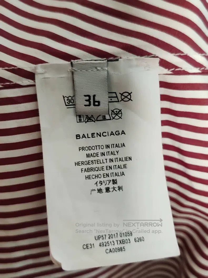 Balenciaga Balenciaga size 36 Striped Shirt Size M / US 6-8 / IT 42-44 - 4 Thumbnail