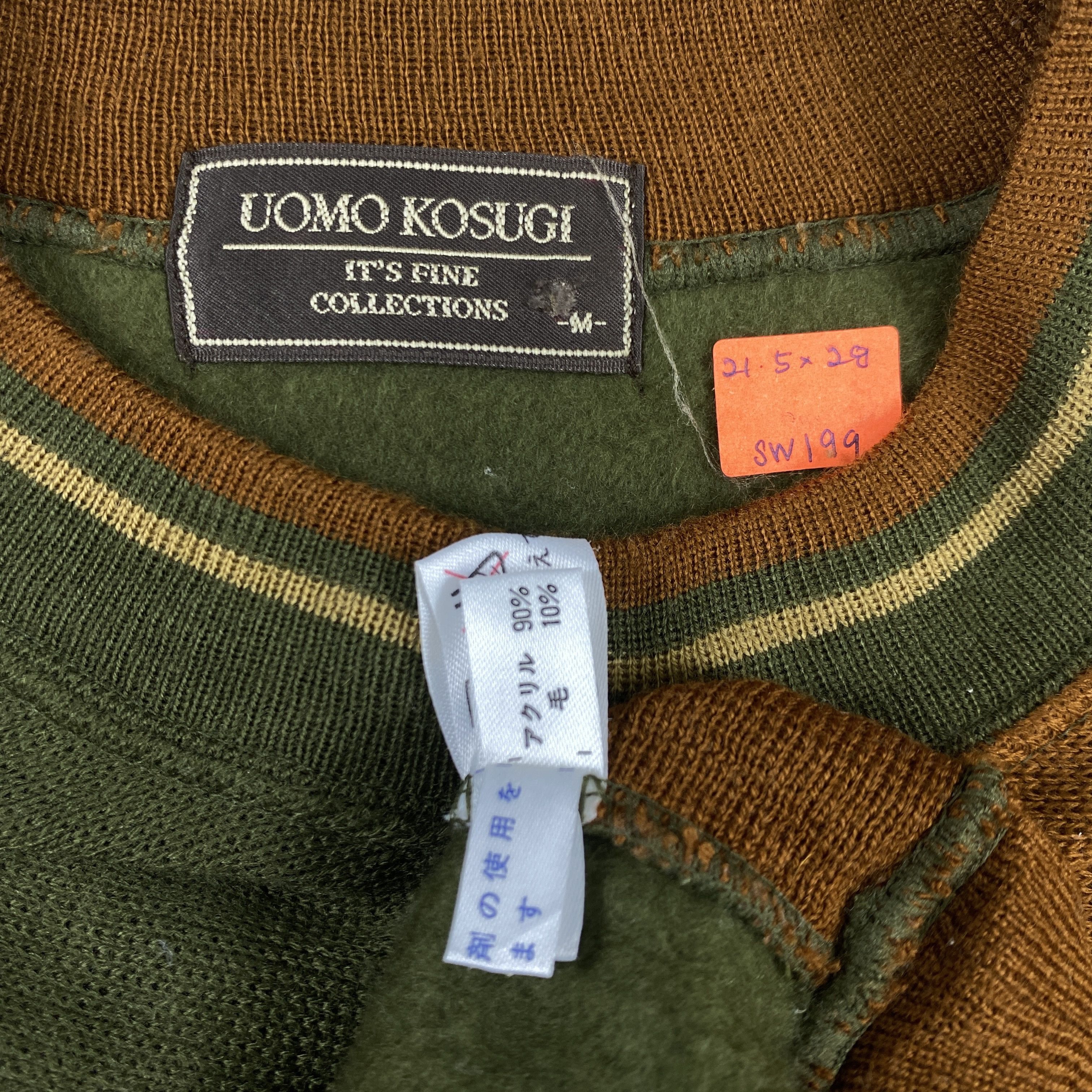 Japanese Brand Japanese Uomo Kosugi Crewneck Sweatshirt - SW199 Size US M / EU 48-50 / 2 - 8 Thumbnail