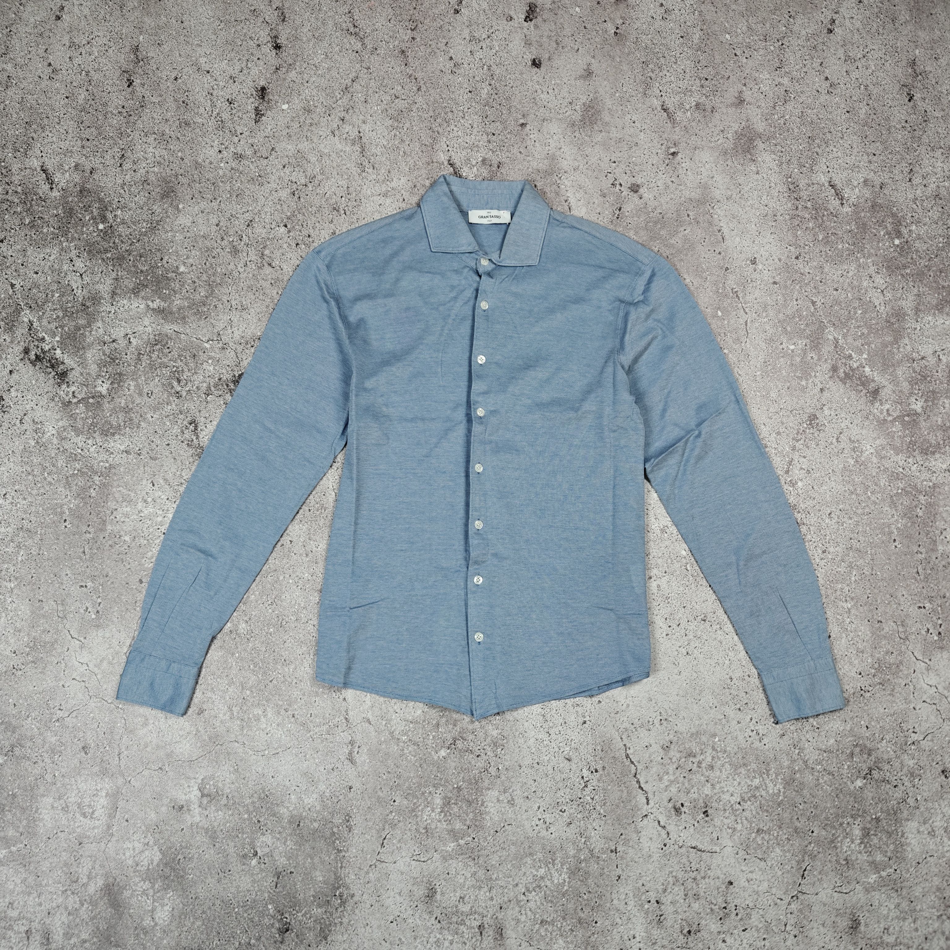 Gran Sasso Gran Sasso Italy Shirt Collared Blue size 50 Size US L / EU 52-54 / 3 - 1 Thumbnail