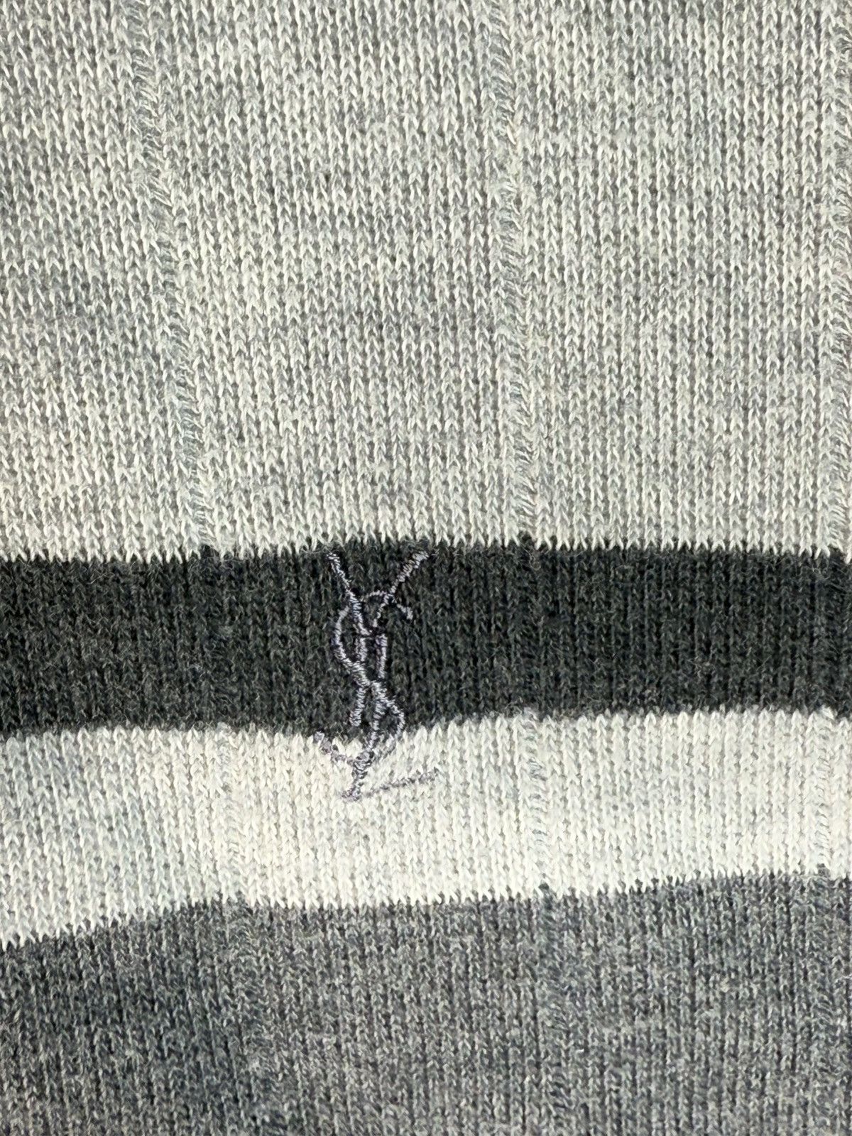 Yves Saint Laurent 90’s YSL Sweatshirt 1/4 Zip Up Vintage Sweater Old Money y2k Size US XXL / EU 58 / 5 - 3 Thumbnail