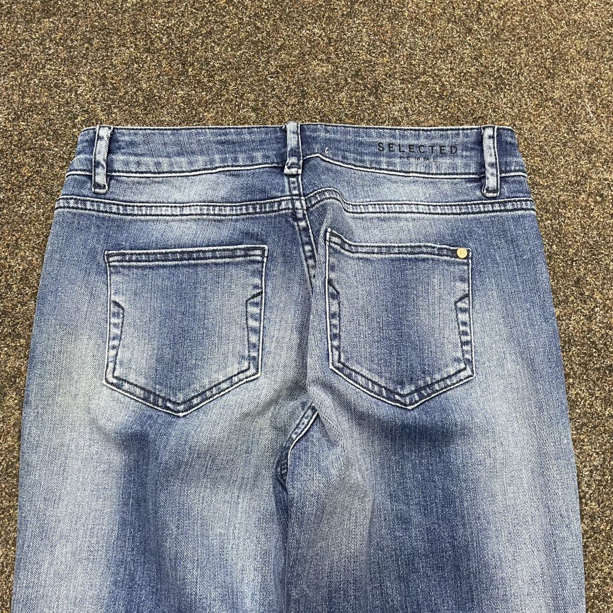 Vintage Vintage Y2K Baggy Wide Leg Flared Jeans Skater Streetwear 28 Size US 28 / EU 44 - 2 Thumbnail