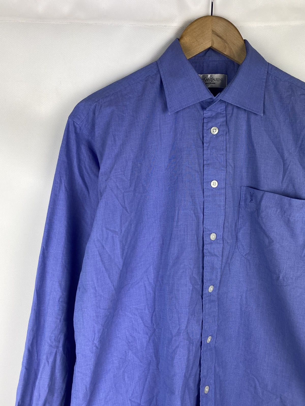 Yves Saint Laurent Yves Saint Lauren YSL men’s long sleeve button up shirt Size US L / EU 52-54 / 3 - 4 Thumbnail