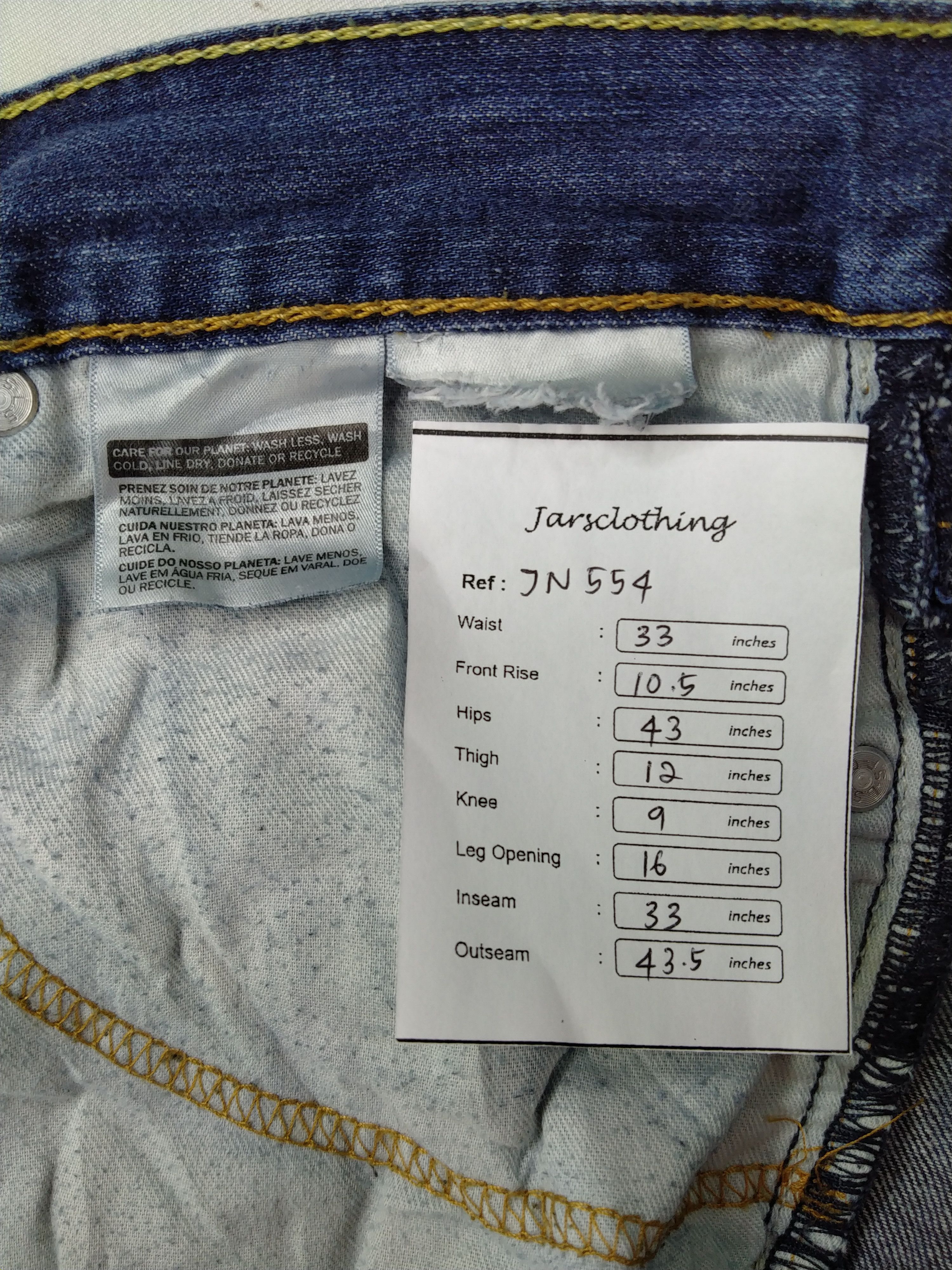 Levi's Levi's 514 Distressed Denim 33x33 -JN554 Size US 33 - 9 Thumbnail