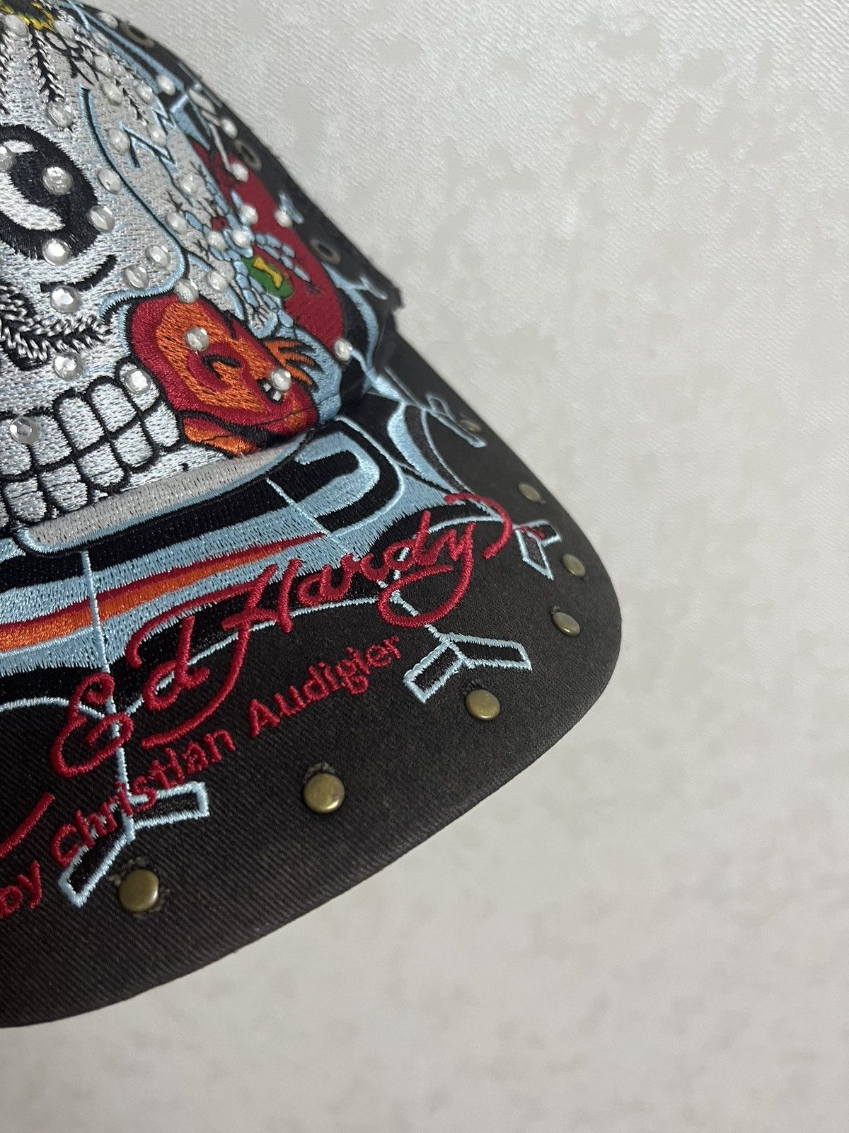 Ed Hardy Ed Hardy by Christian Audigier Vintage y2k Cap Size ONE SIZE - 6 Thumbnail