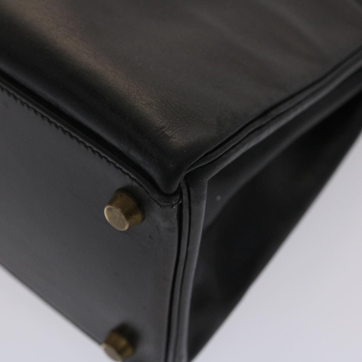 Hermes HERMES Kelly 32 Hand Bag Leather Black Size ONE SIZE - 8 Thumbnail
